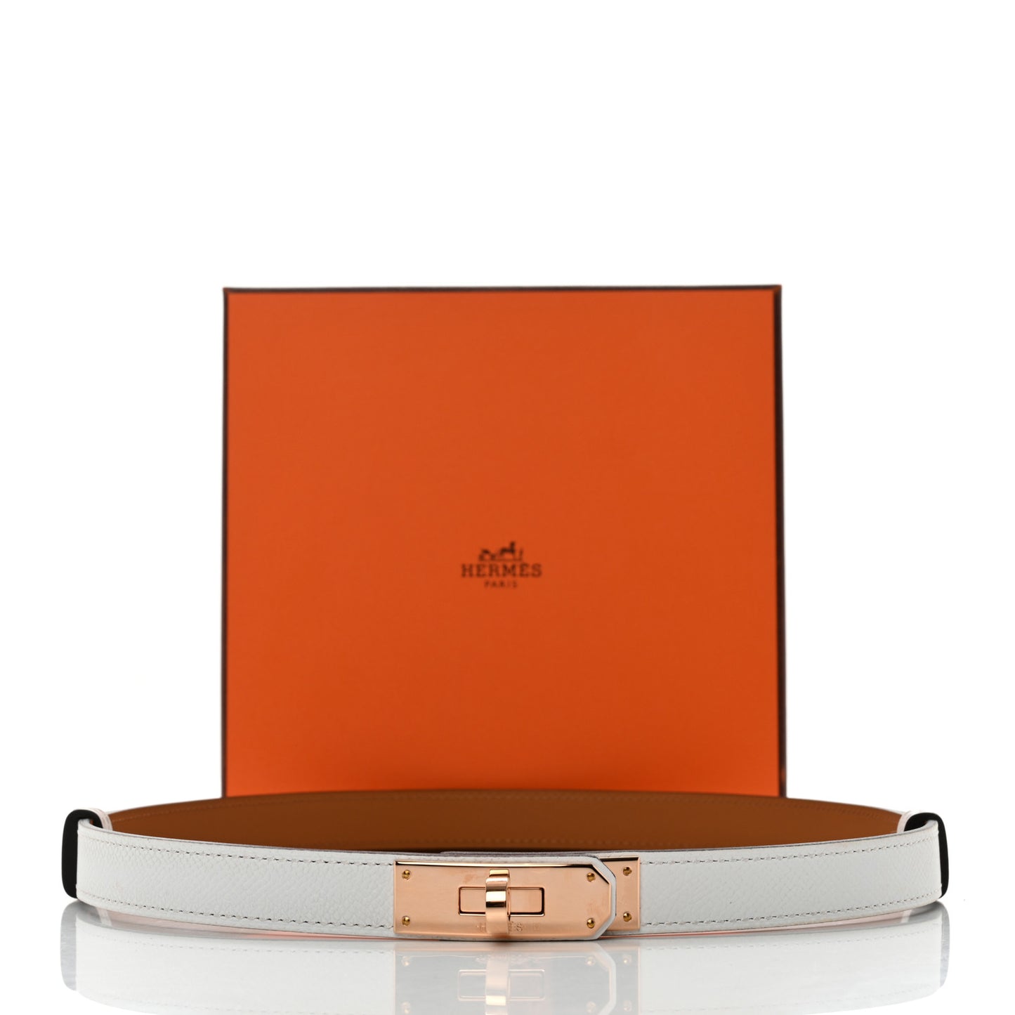 Epsom Kelly Belt White