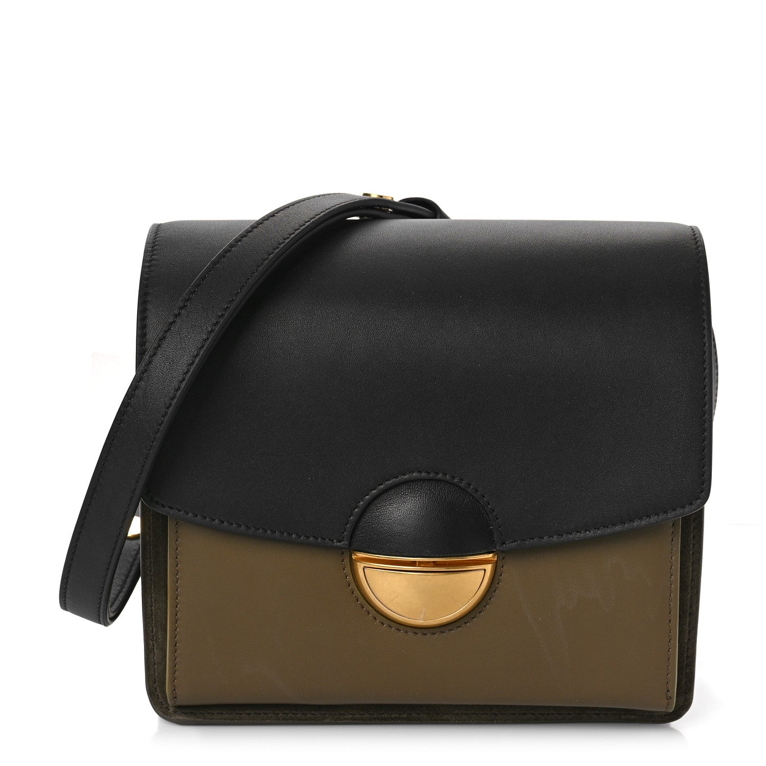 Proenza Schouler Suede Calfskin Multi Dia Day Bag Black Truffle 1 of 8