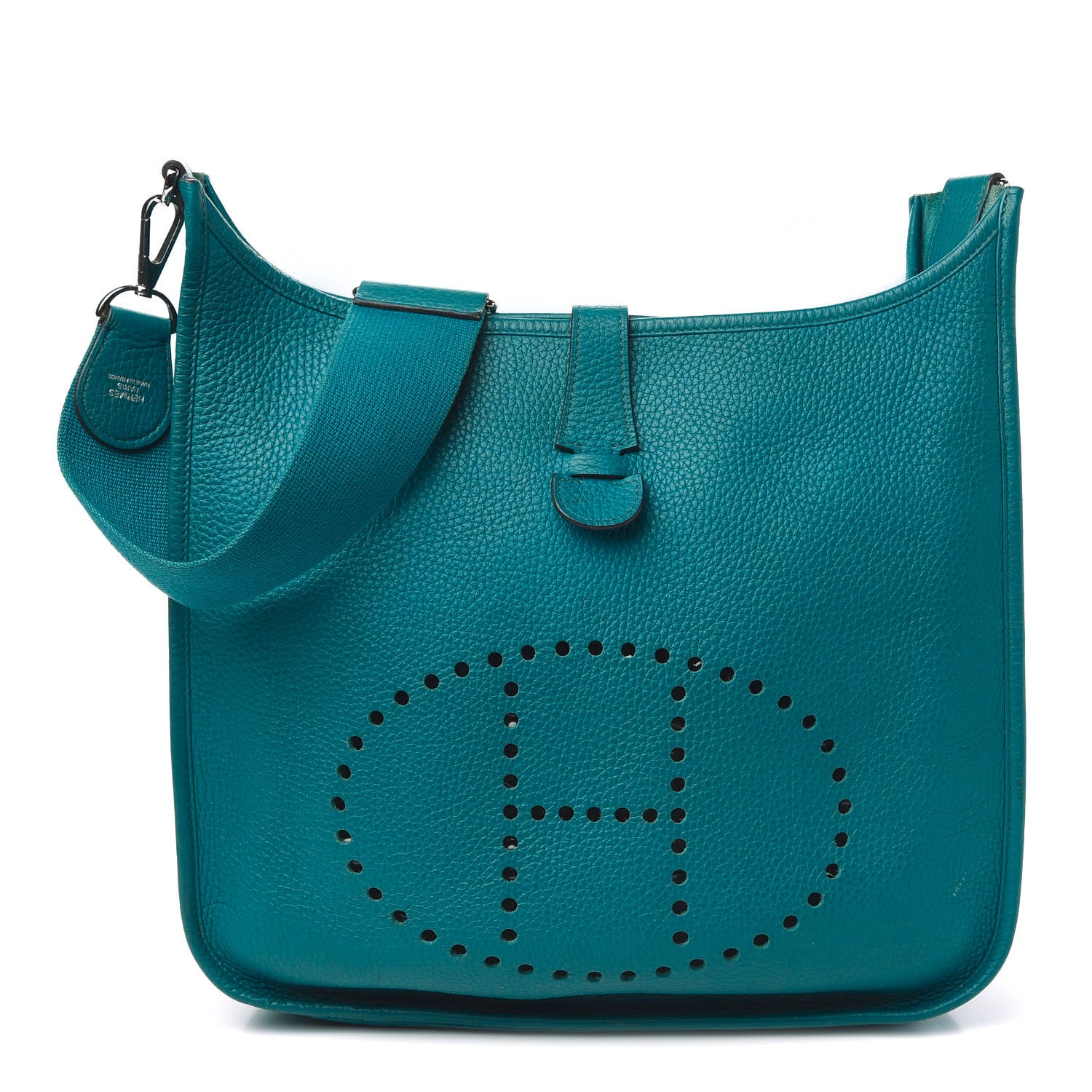 Hermes Taurillon Clemence Evelyne III GM Bleu Izmir 1 of 13