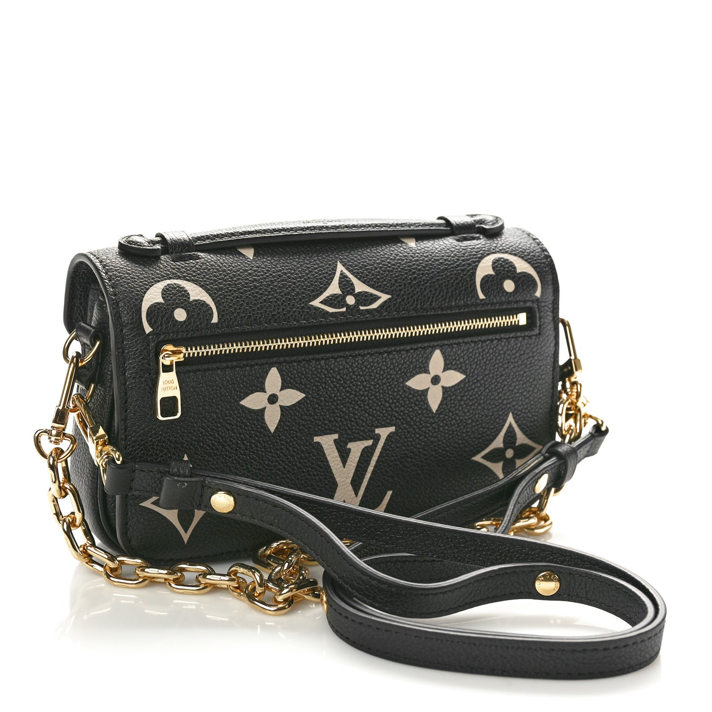 Empreinte Monogram Giant Pochette Metis East West Black Beige