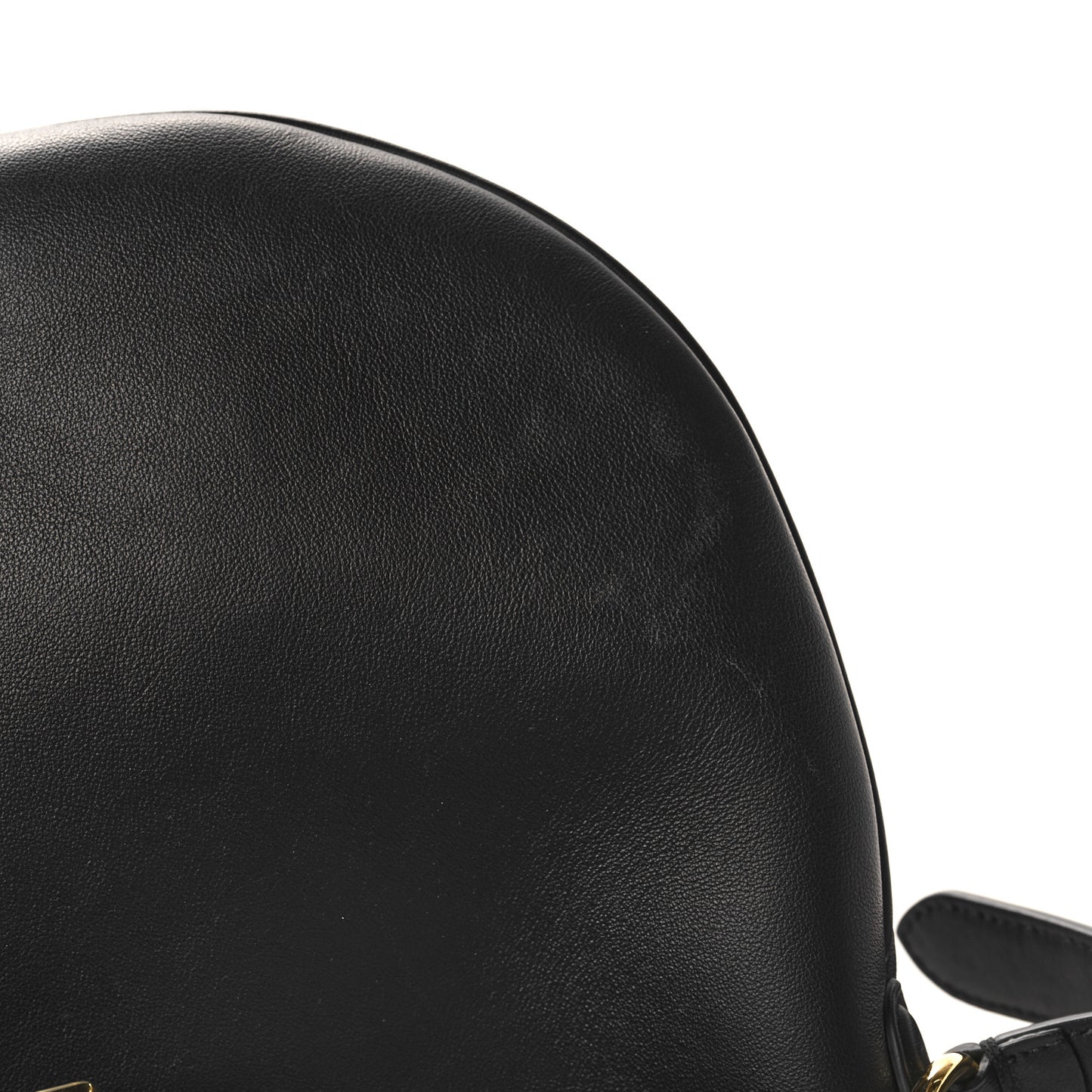 Vitello Grace Suede Small Croissant Hobo Black