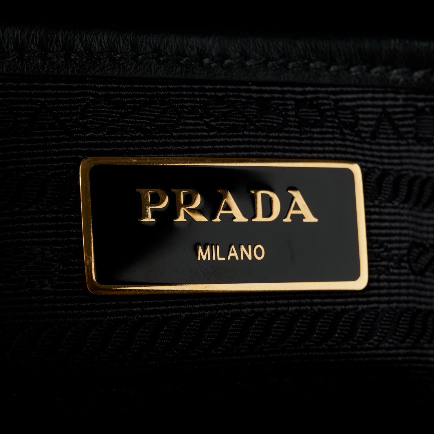 Prada Tessuto Nylon Soft Calf Small Tote Black 7 of 12