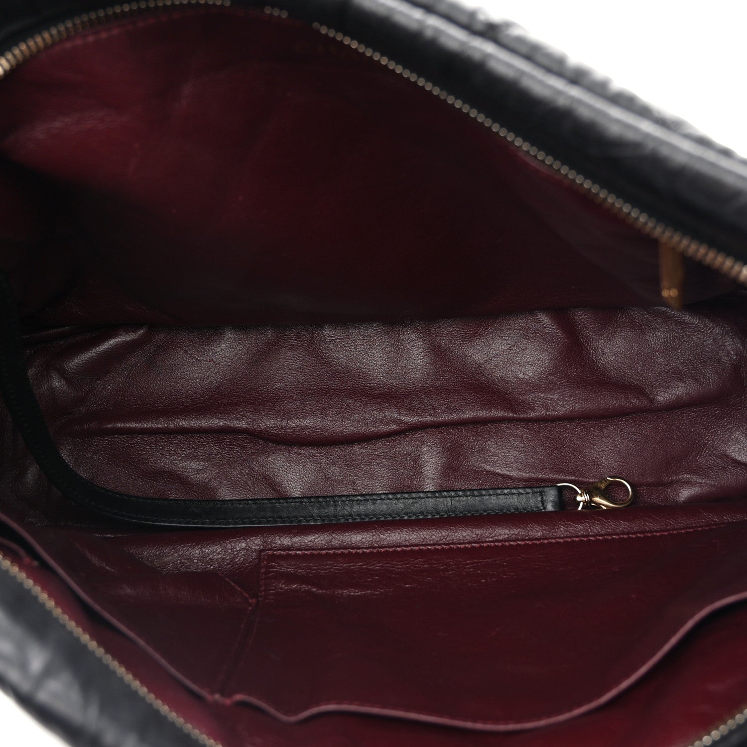 Chanel Aged Calfskin Quilted Large Reissue Camera Case Black 5 of 10