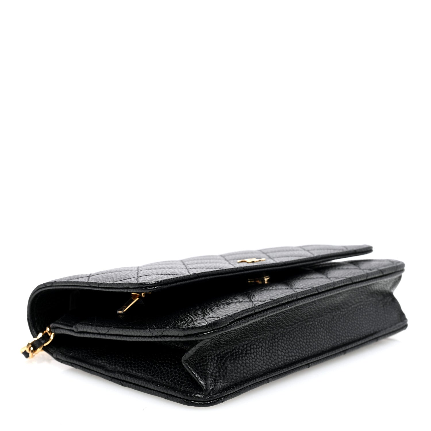 Chanel Caviar Quilted Wallet on Chain WOC Black 4 of 11