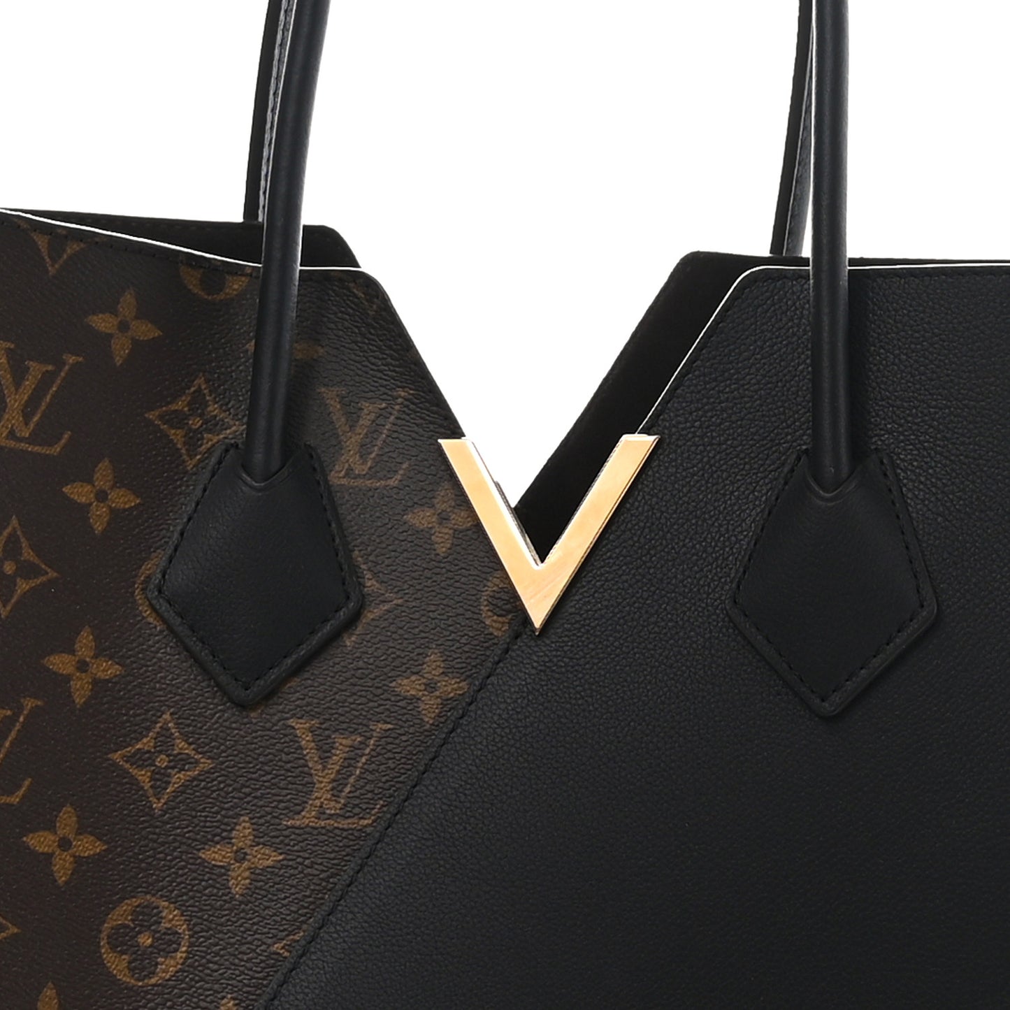 Calfskin Monogram Kimono Tote Black