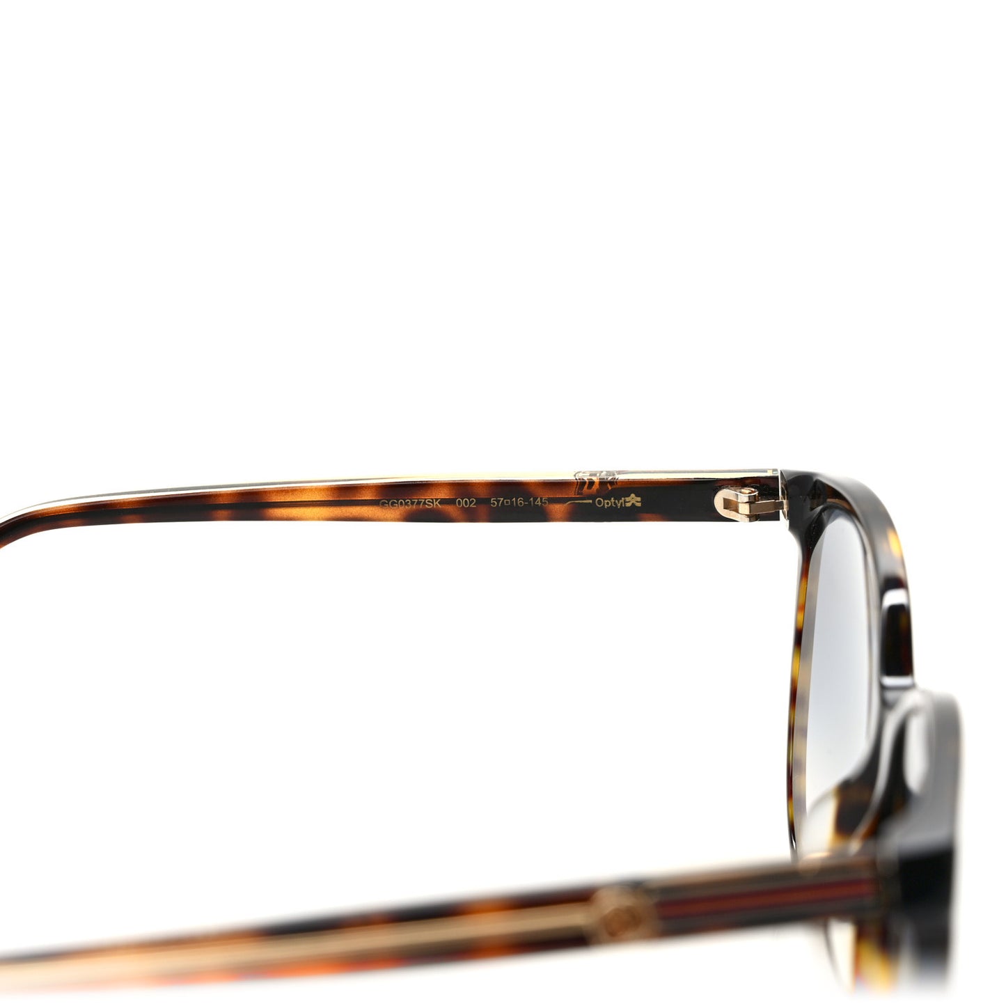 Round Eye GG Web Sunglasses Tortoise