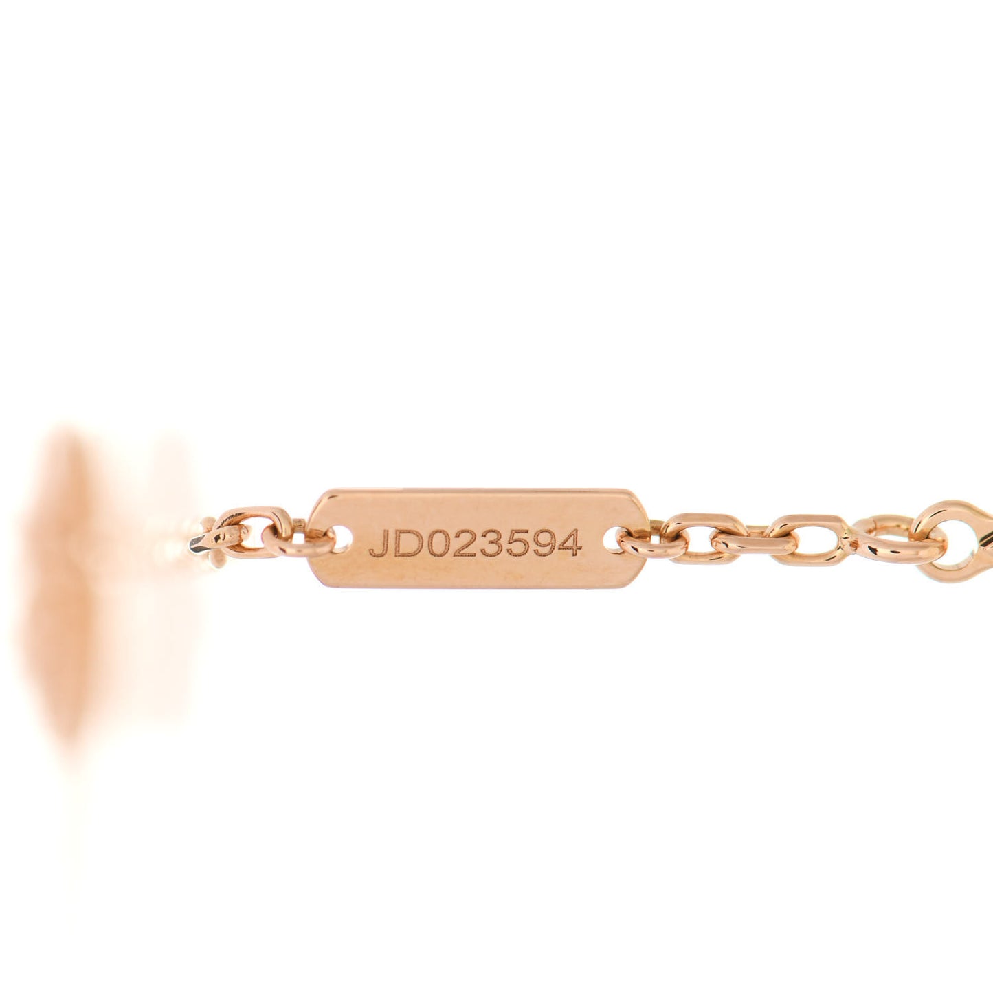 18K Rose Gold Carnelian Onyx Lucky Spring Closed Wing Ladybug Bracelet