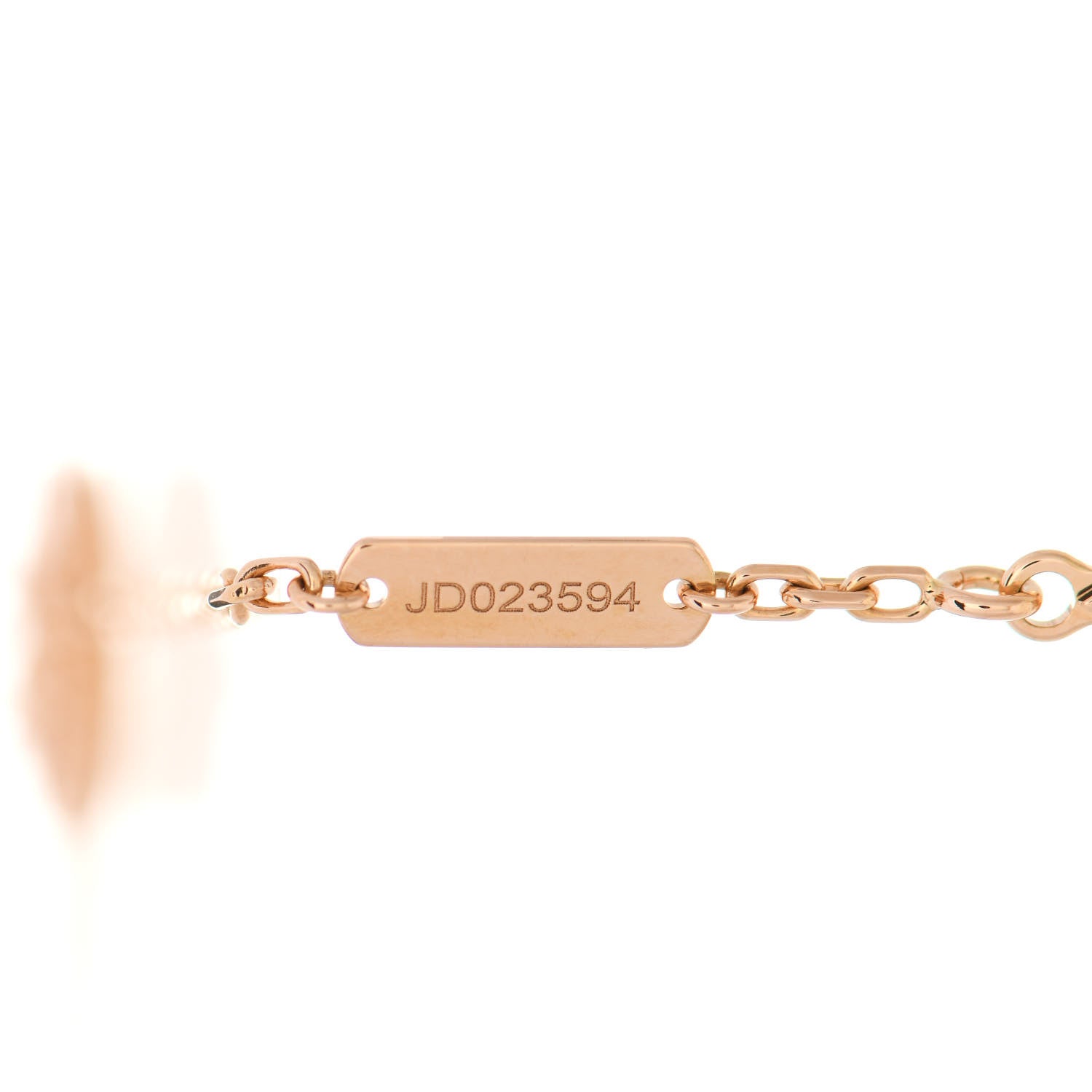 Van Cleef & Arpels 18K Rose Gold Carnelian Onyx Lucky Spring Closed Wing Ladybug Bracelet 3 of 4