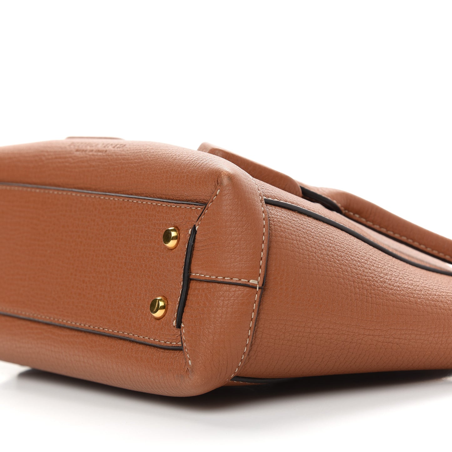 Grainy Calfskin Small Arco Wood