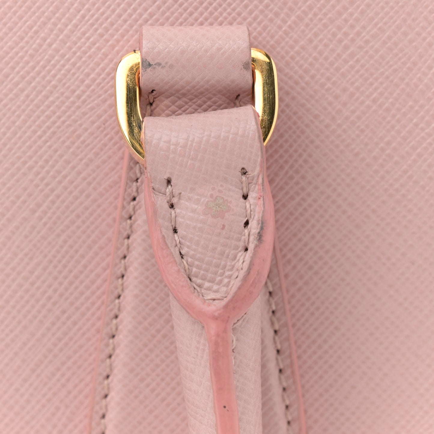 Saffiano Mini Galleria Double Zip Tote Orchidea