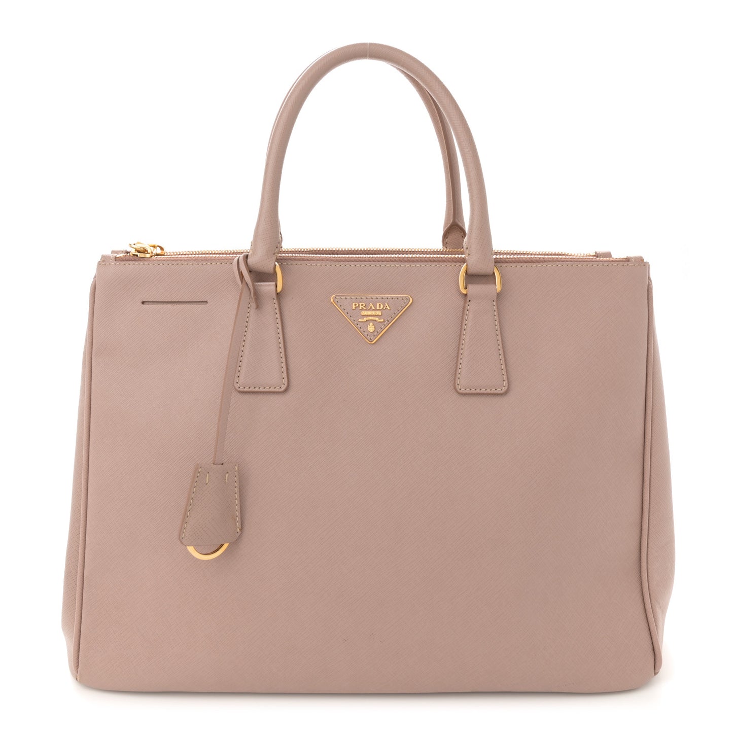 Saffiano Large Galleria Double Zip Tote Cammeo