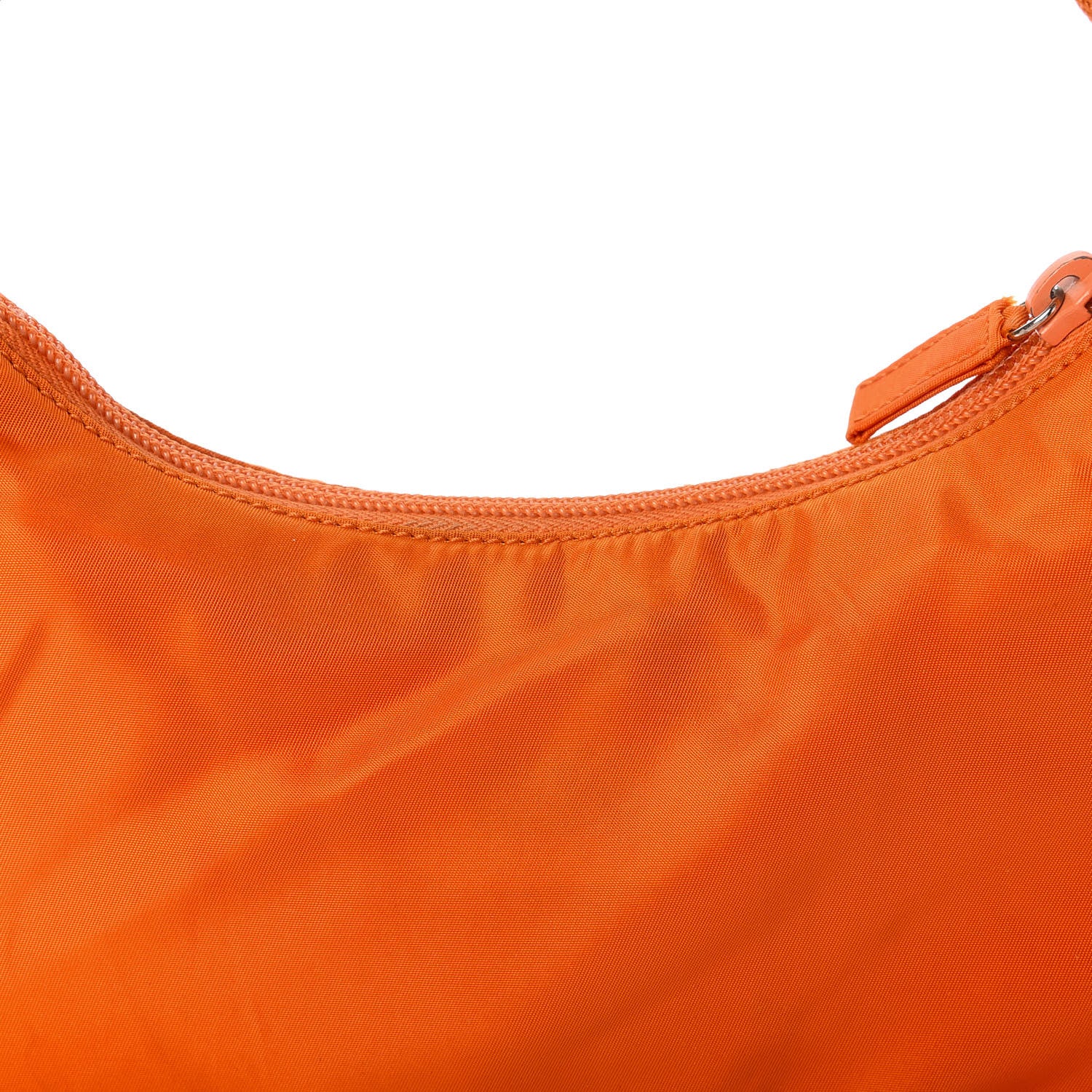 Prada Tessuto Nylon Sport Shoulder Bag Orange 10 of 10