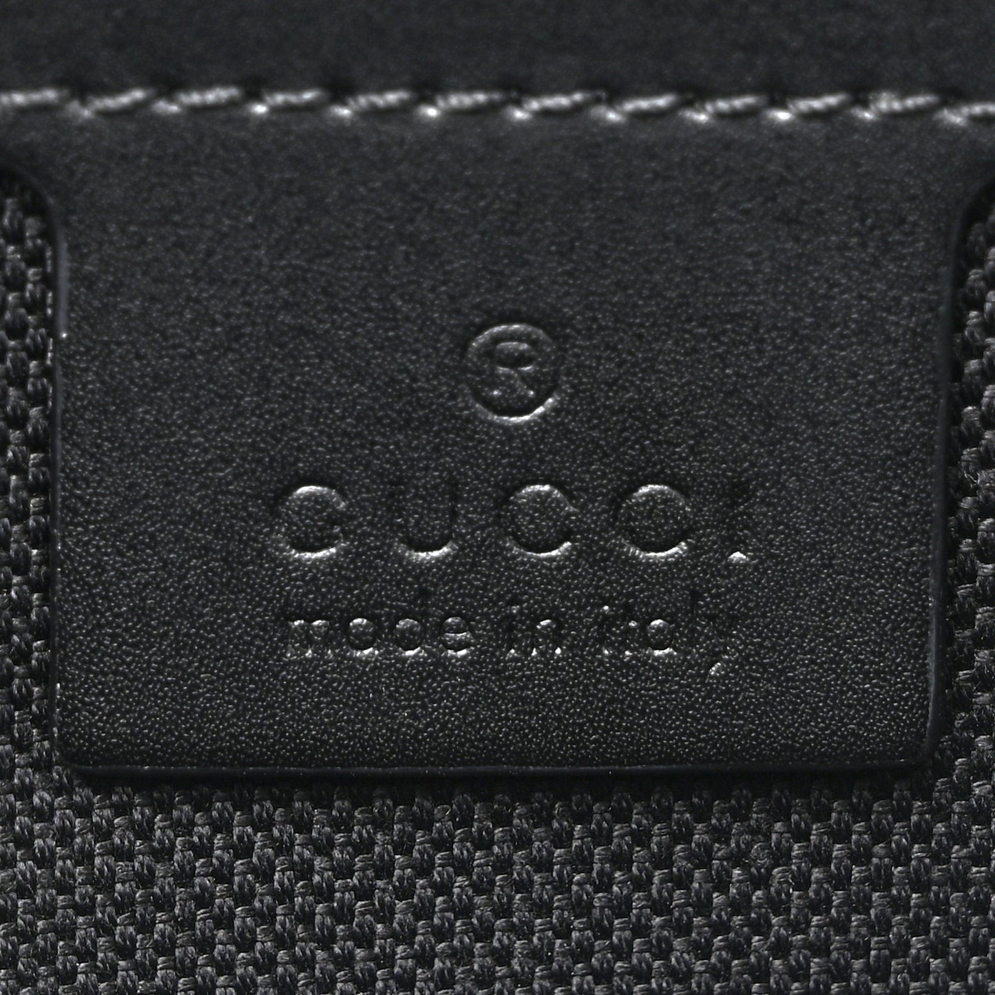 Soft GG Supreme Monogram Web Belt Bag Black Grey