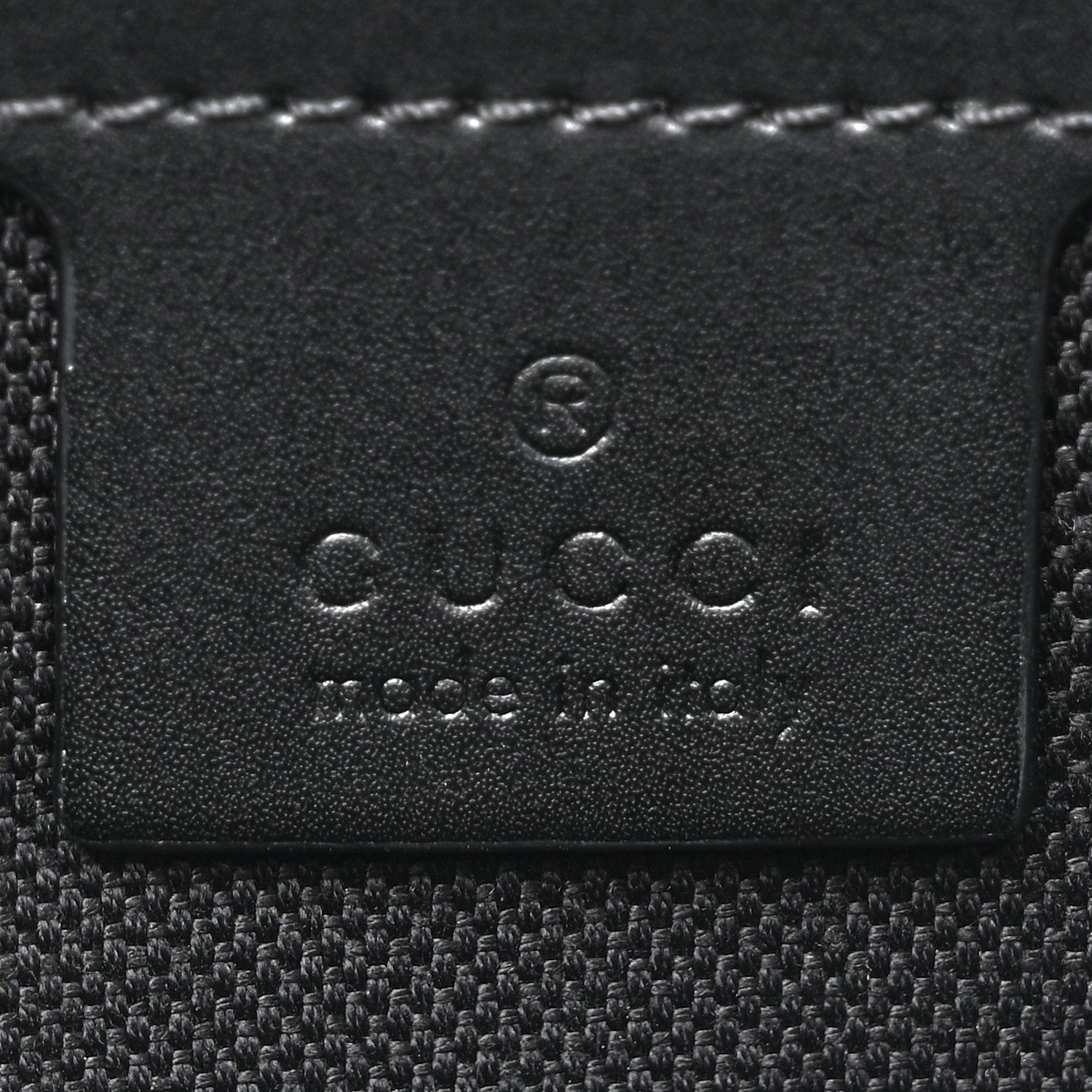 Gucci Soft GG Supreme Monogram Web Belt Bag Black Grey 6 of 10