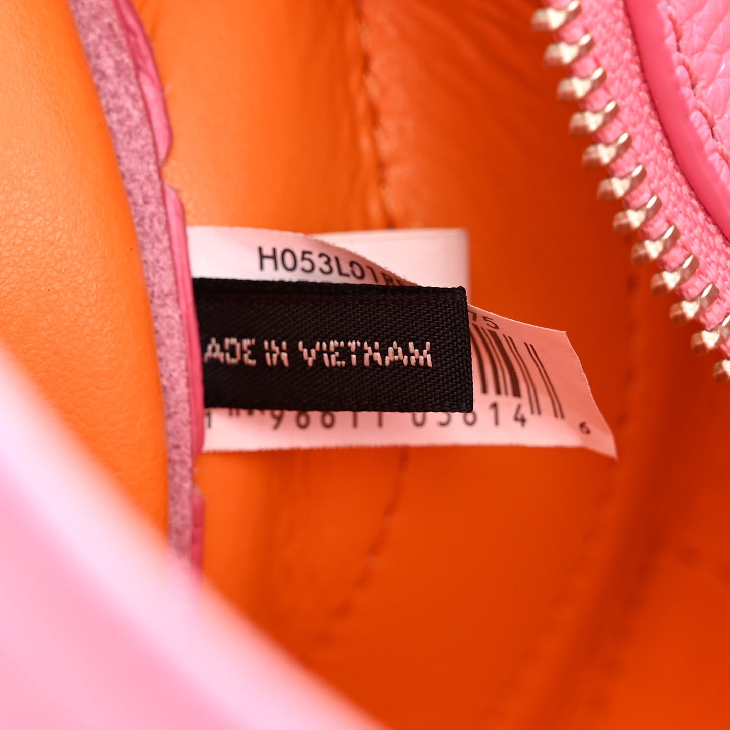 Grained Calfskin Mini The Tote Bag Candy Pink