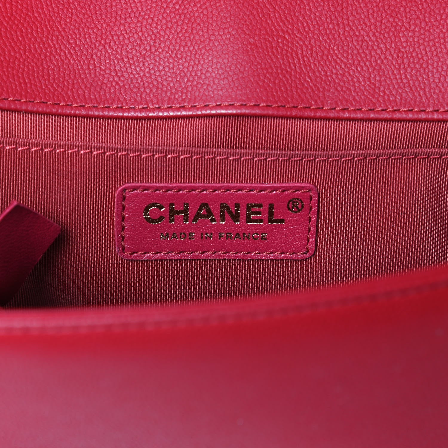 Chanel Caviar Quilted Medium Boy Flap Red 5 of 11