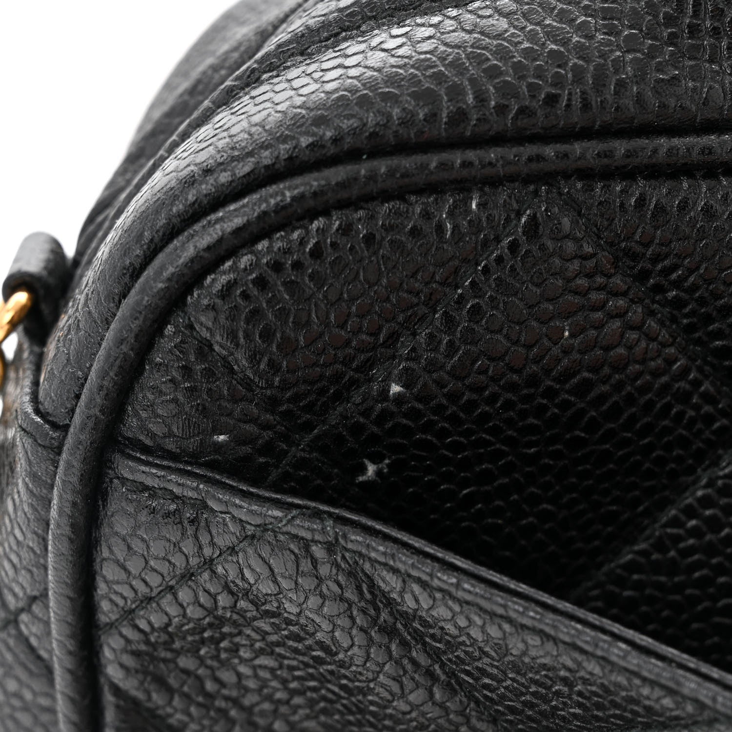 Chanel Caviar Quilted Flap Camera Case Black 12 of 13
