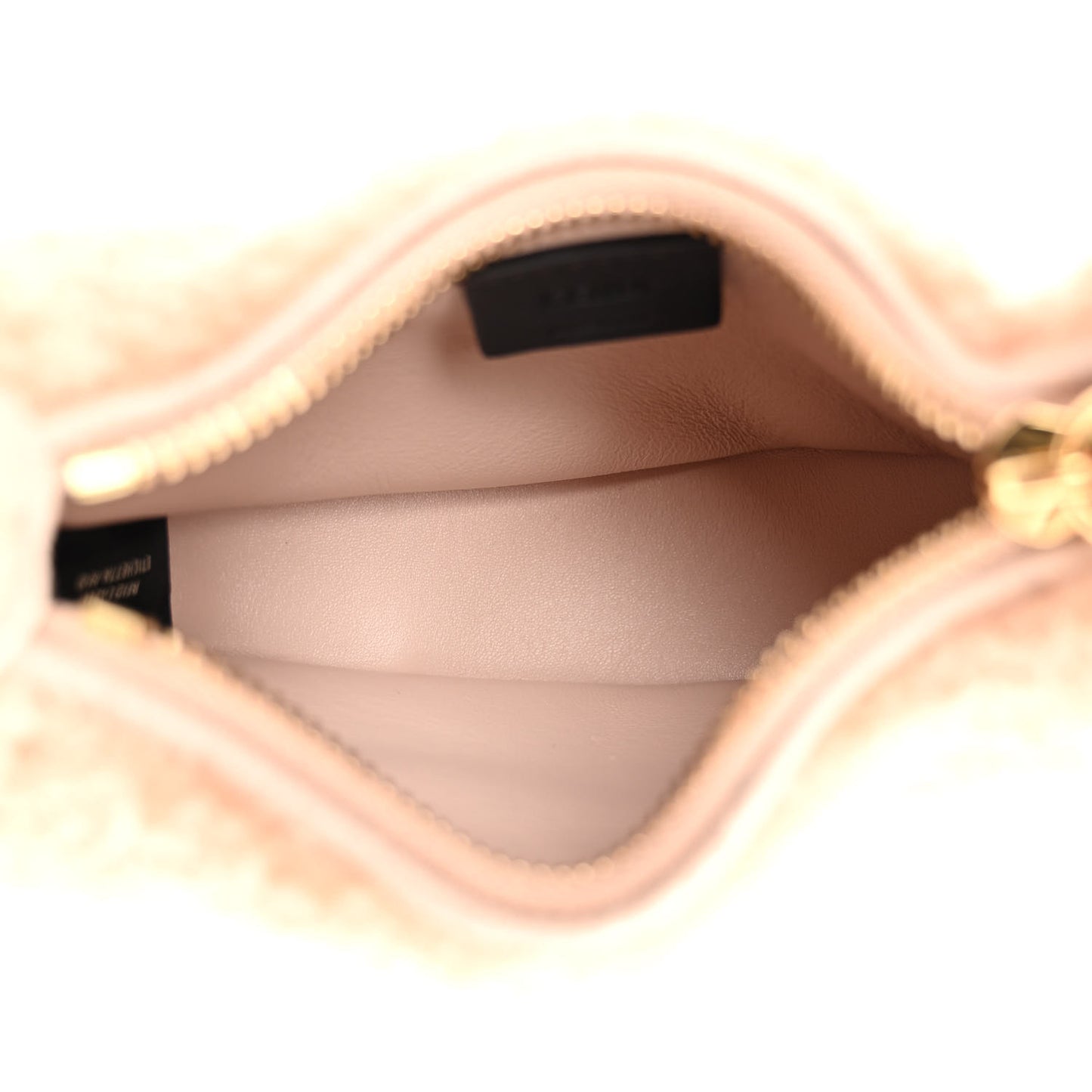 Shearling Vitello Grace Nano Fendigraphy Hobo Charm Soap