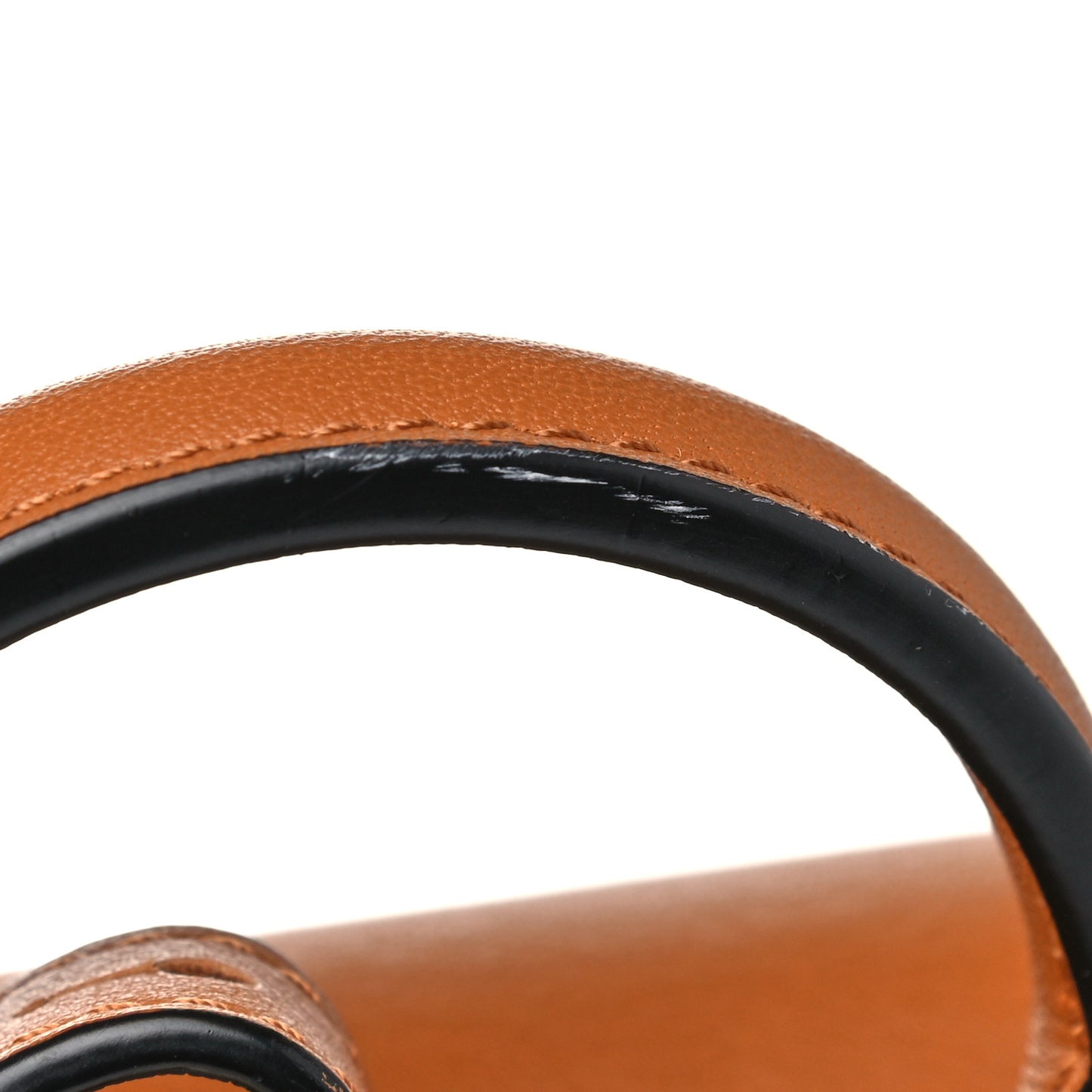 Calfskin Essential Visetos Small Backpack Cognac