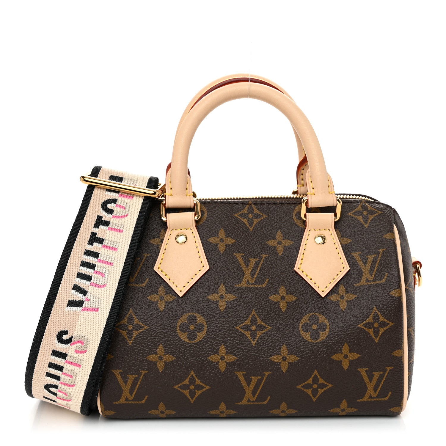 Louis Vuitton Monogram Speedy Bandouliere 20 Black 1 of 9