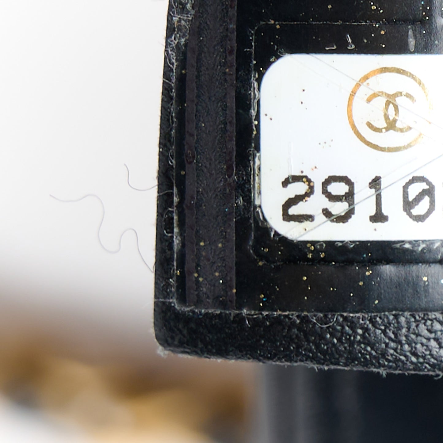 Calfskin Quilted Top Handle Flap Black