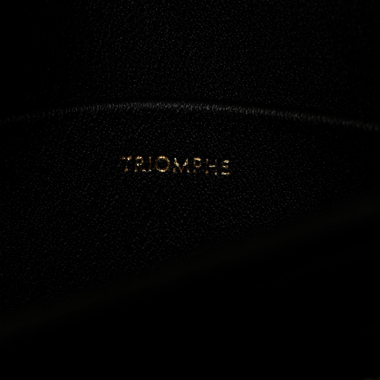 Shiny Calfskin Teen Triomphe Black