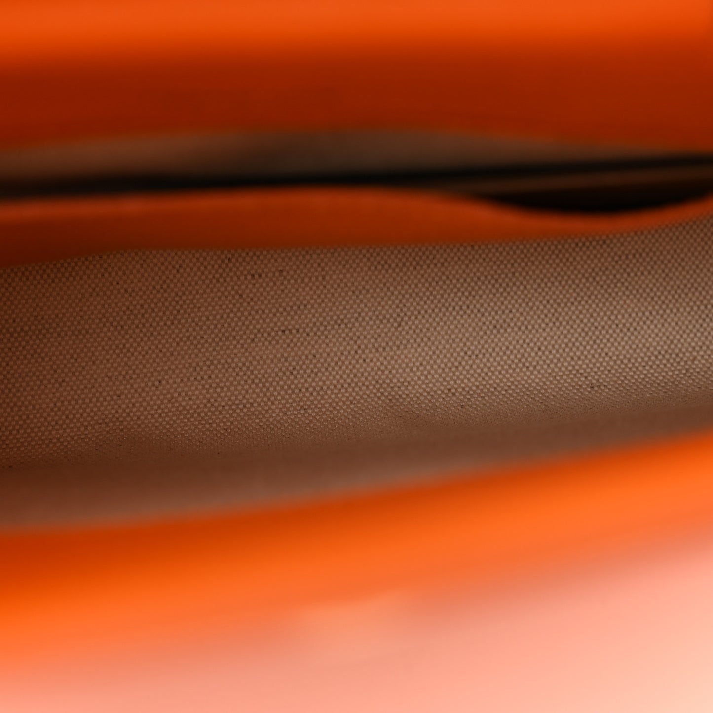 Grainy Calfskin Mini Title Bag Orange