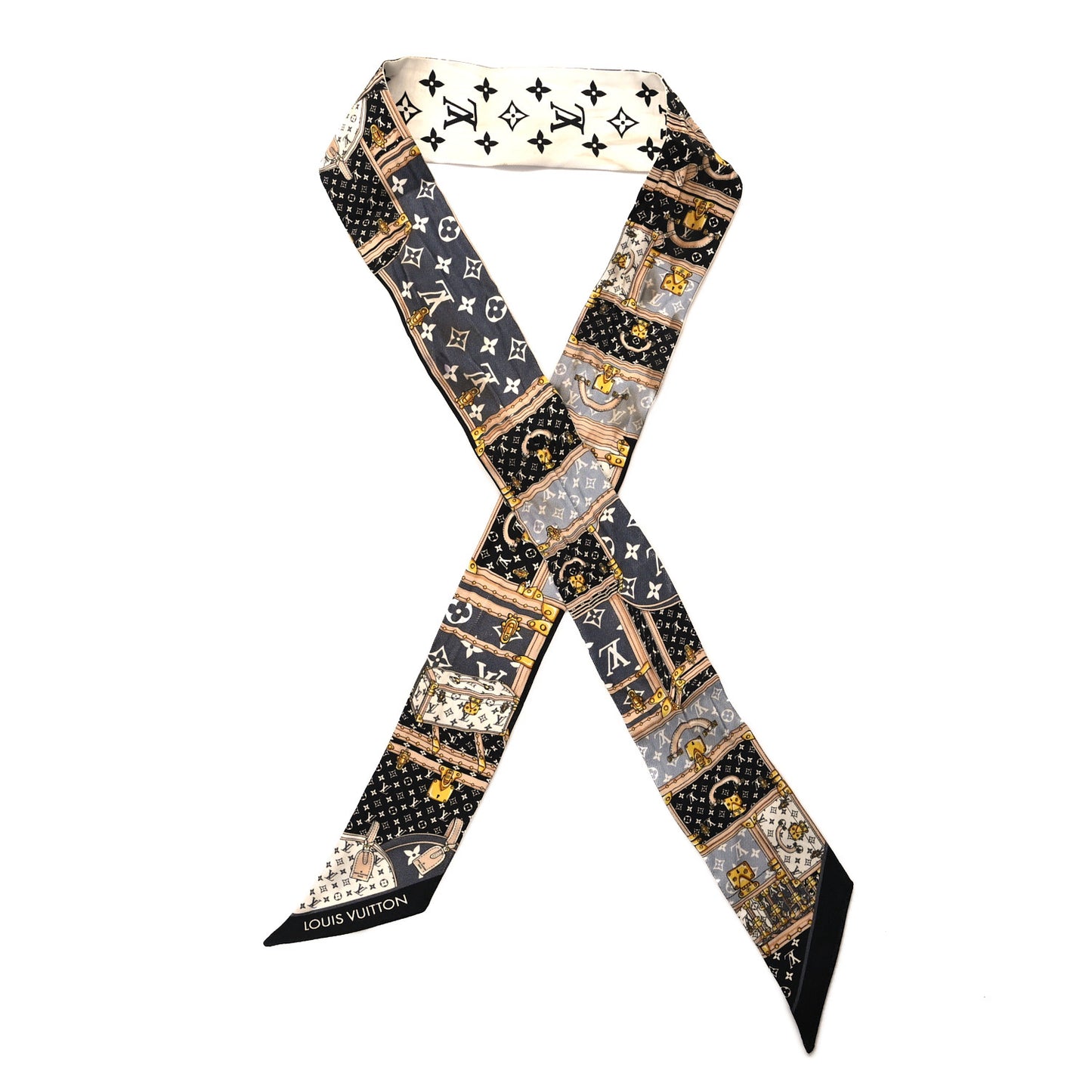 Silk Monogram Let's Go BB Bandeau Black
