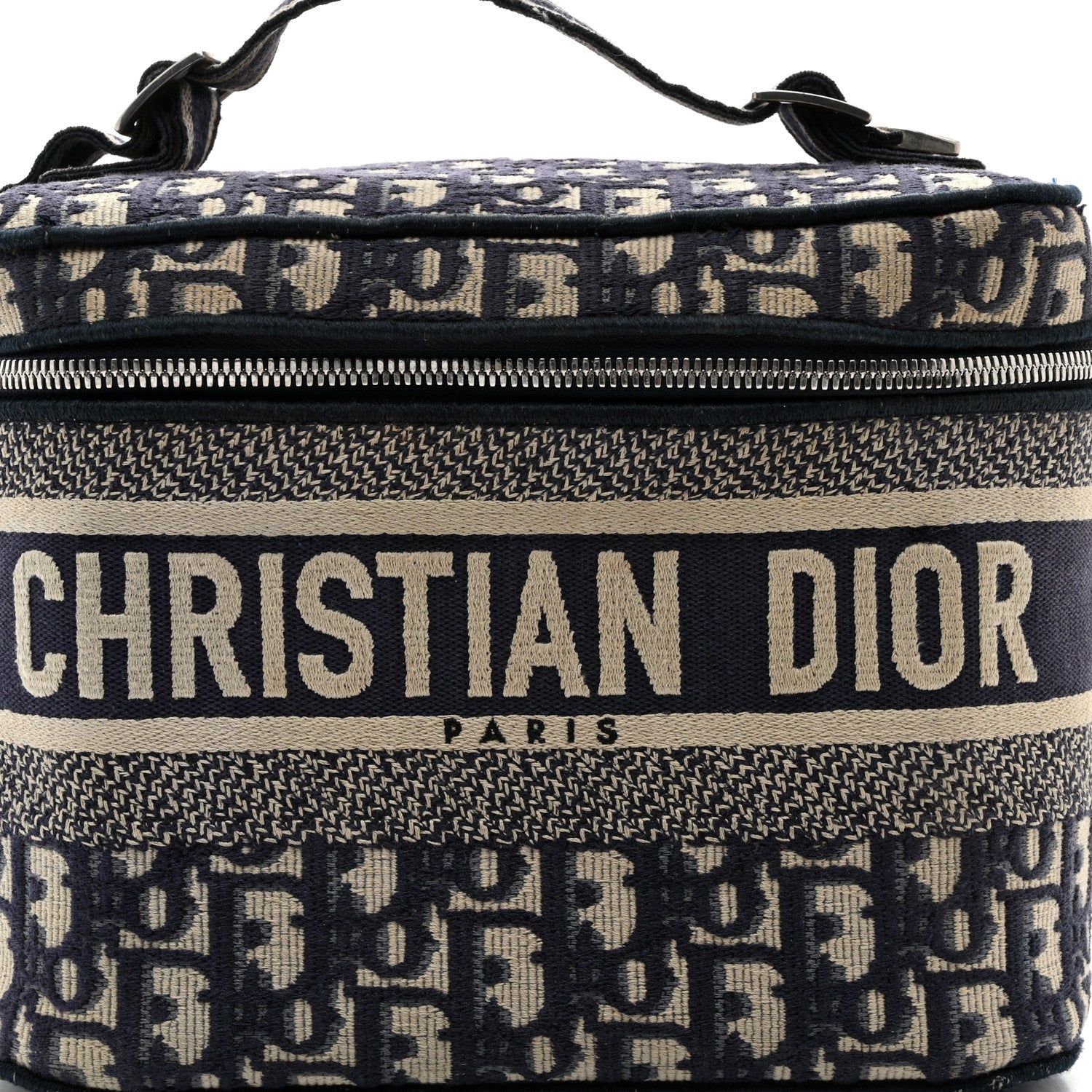 Christian Dior Oblique Diortravel Vanity Case Blue 8 of 12