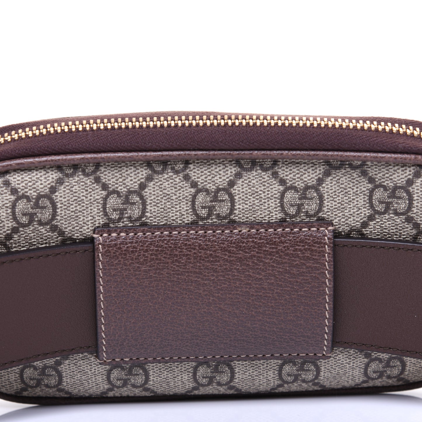 GG Supreme Monogram Ophidia Belted iPhone Case 85 34 Dark Brown
