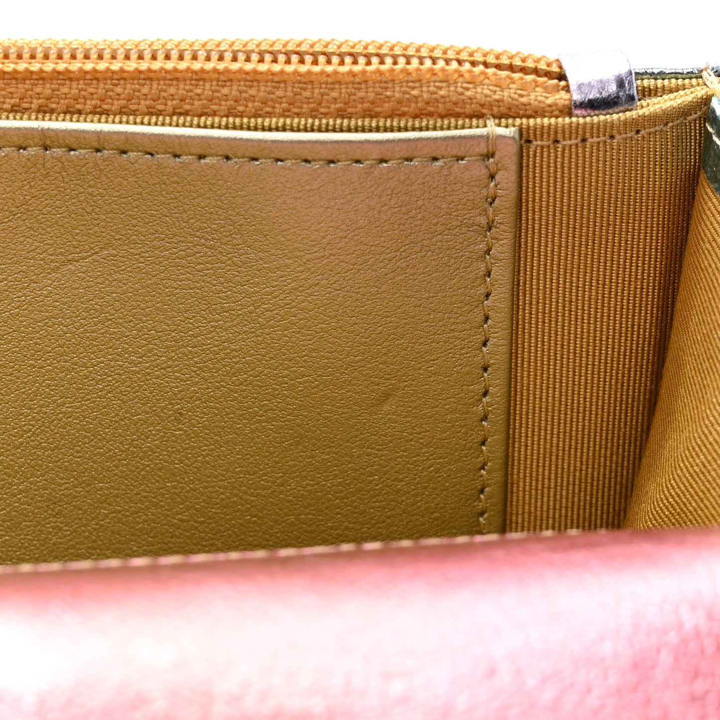 Metallic Goatskin Quilted 2.55 Reissue Wallet on Chain WOC Multicolor