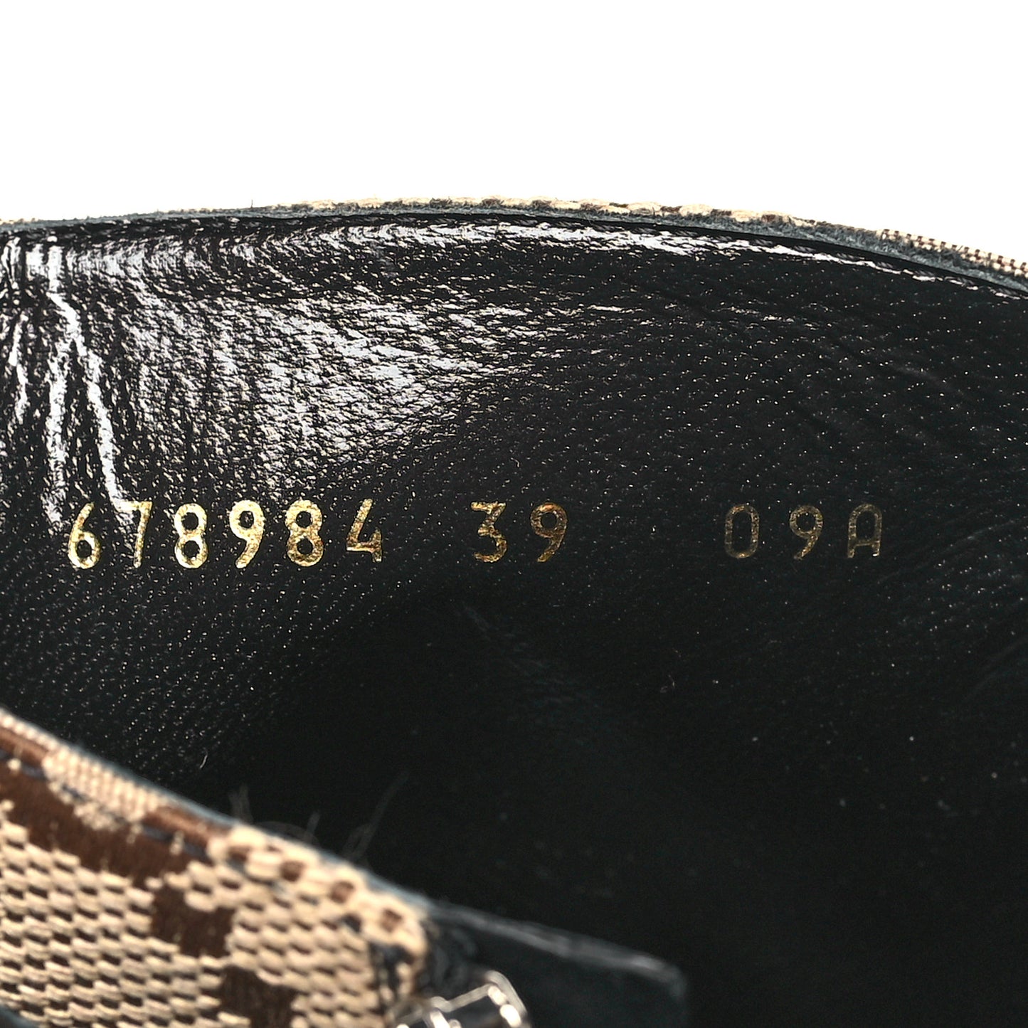 Flores Calfskin Monogram Maxi GG Nappa Matelasse Double G 40mm Ankle Boots 39 Black Camel Ebony