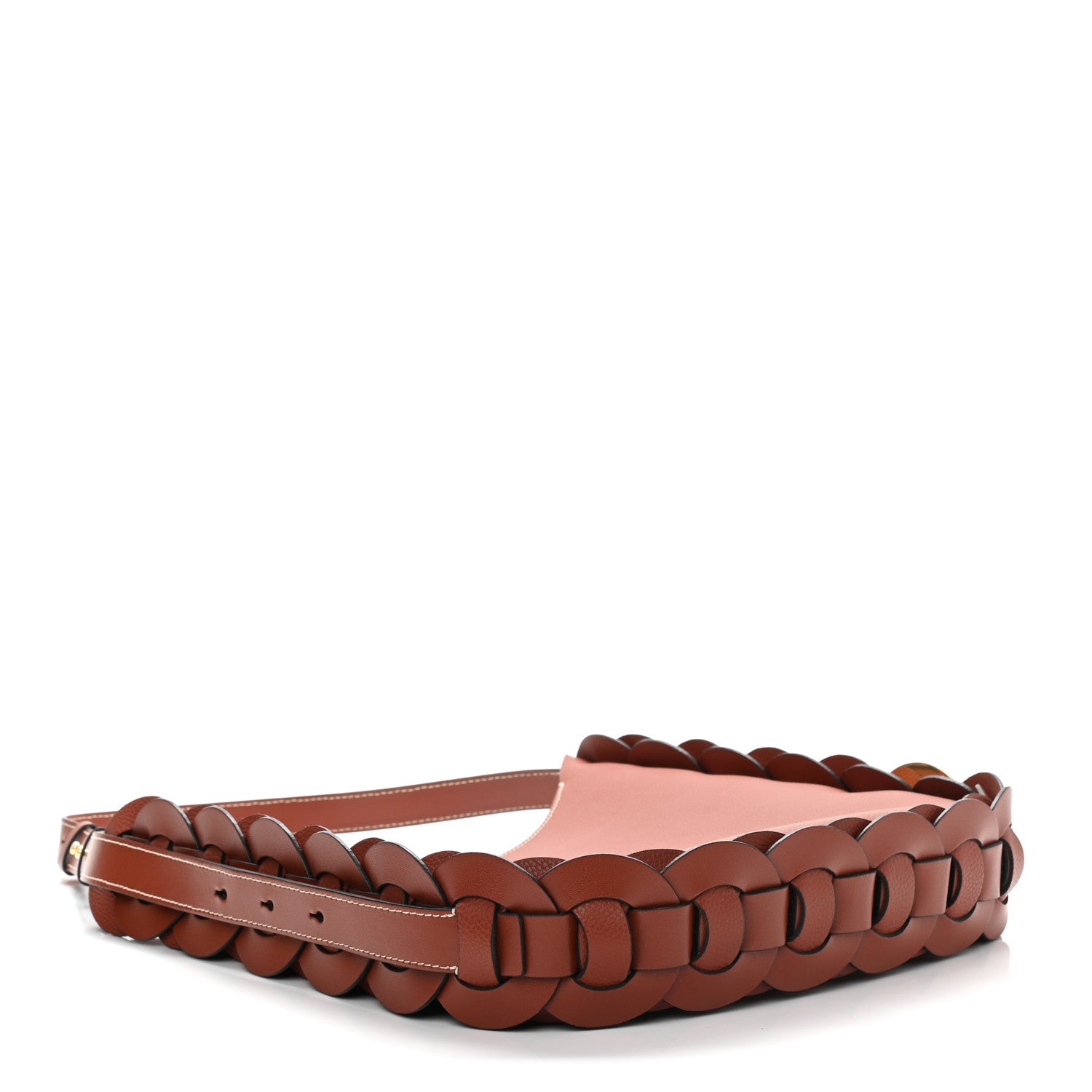 Chloe Small Grain Smooth Calfskin Medium Darryl Hobo Sepia Brown 4 of 9