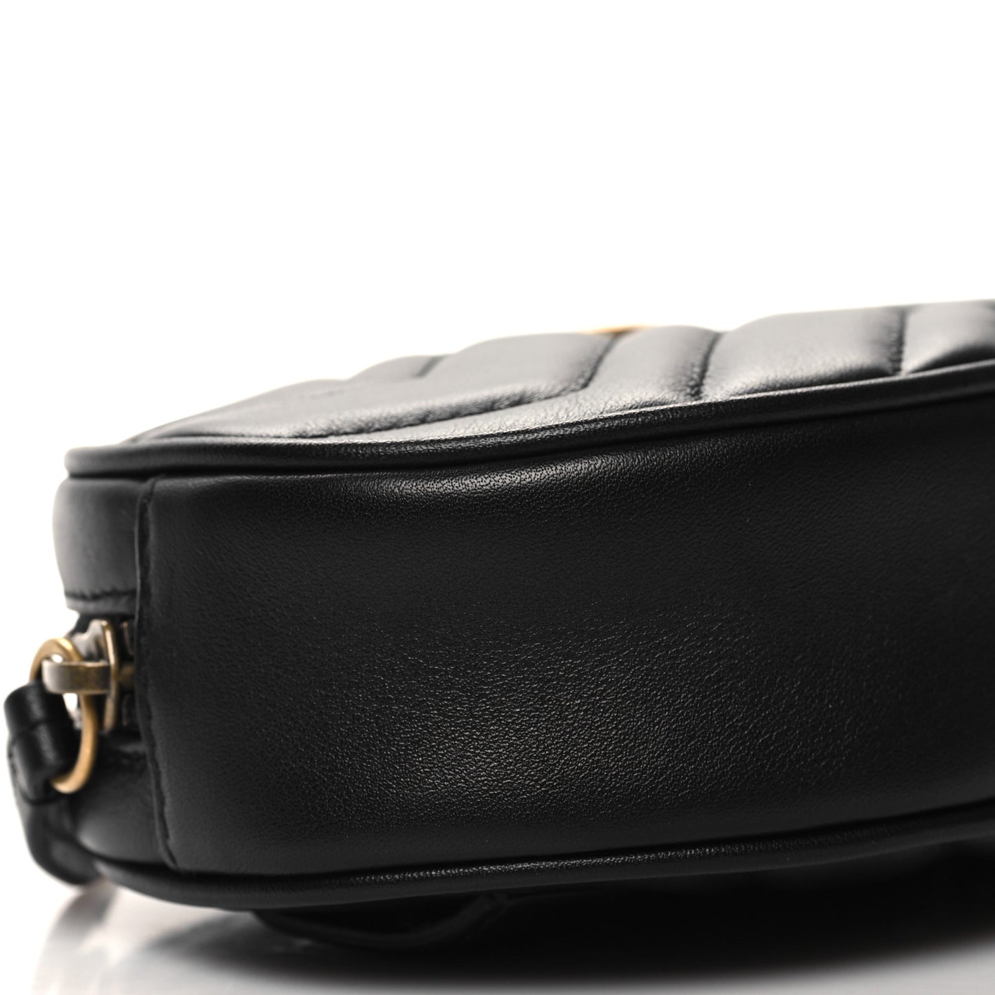 Calfskin Matelasse GG Marmont Belt Bag 85 34 Black