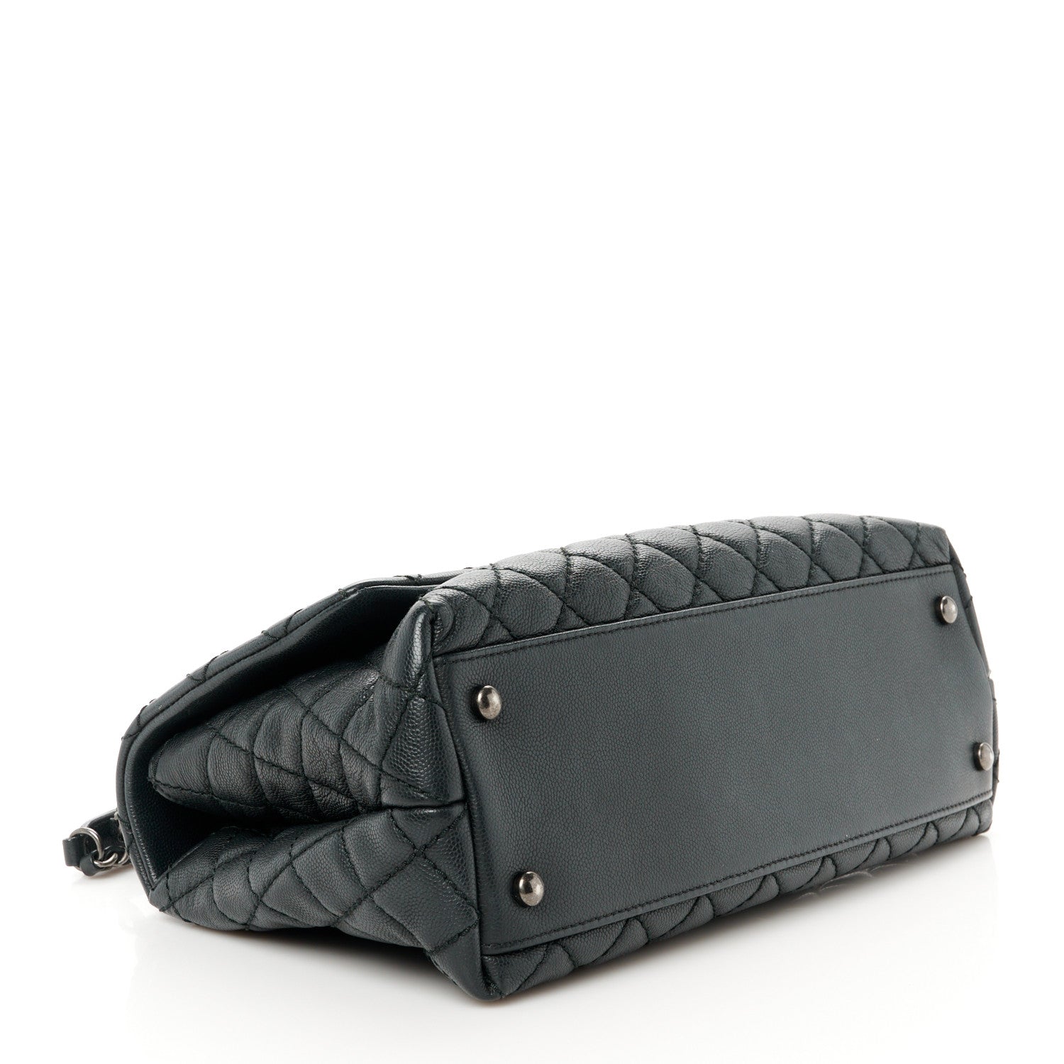 Chanel Caviar Quilted Small Coco Handle Flap Black 4 of 11