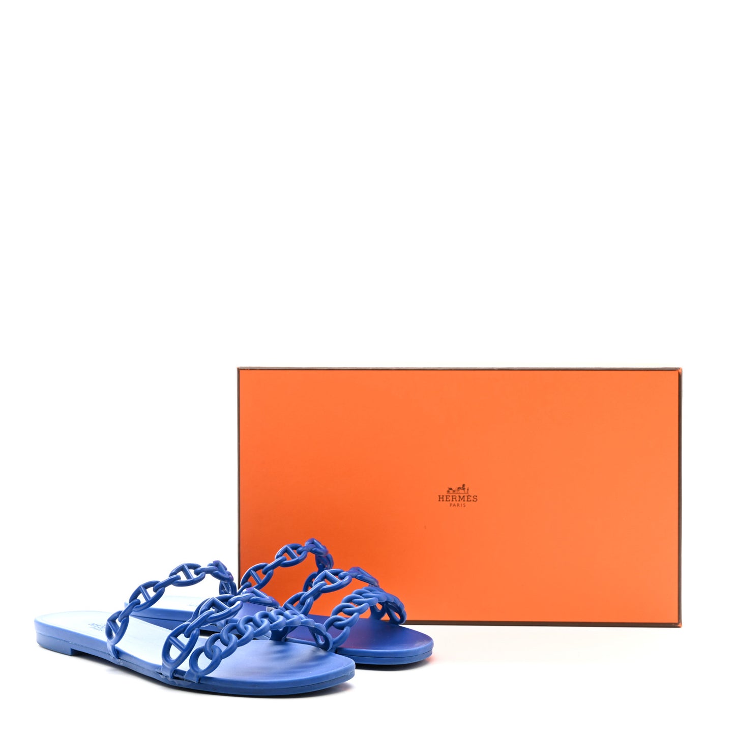 Rubber Chaine d'Ancre Rivage Sandals 35 Bleu Smalt