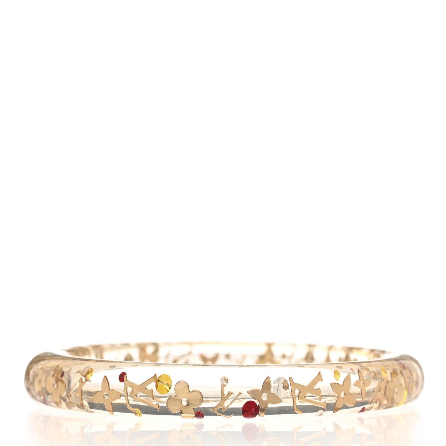 Resin Swarovski Small Inclusion Bracelet PM Transparent