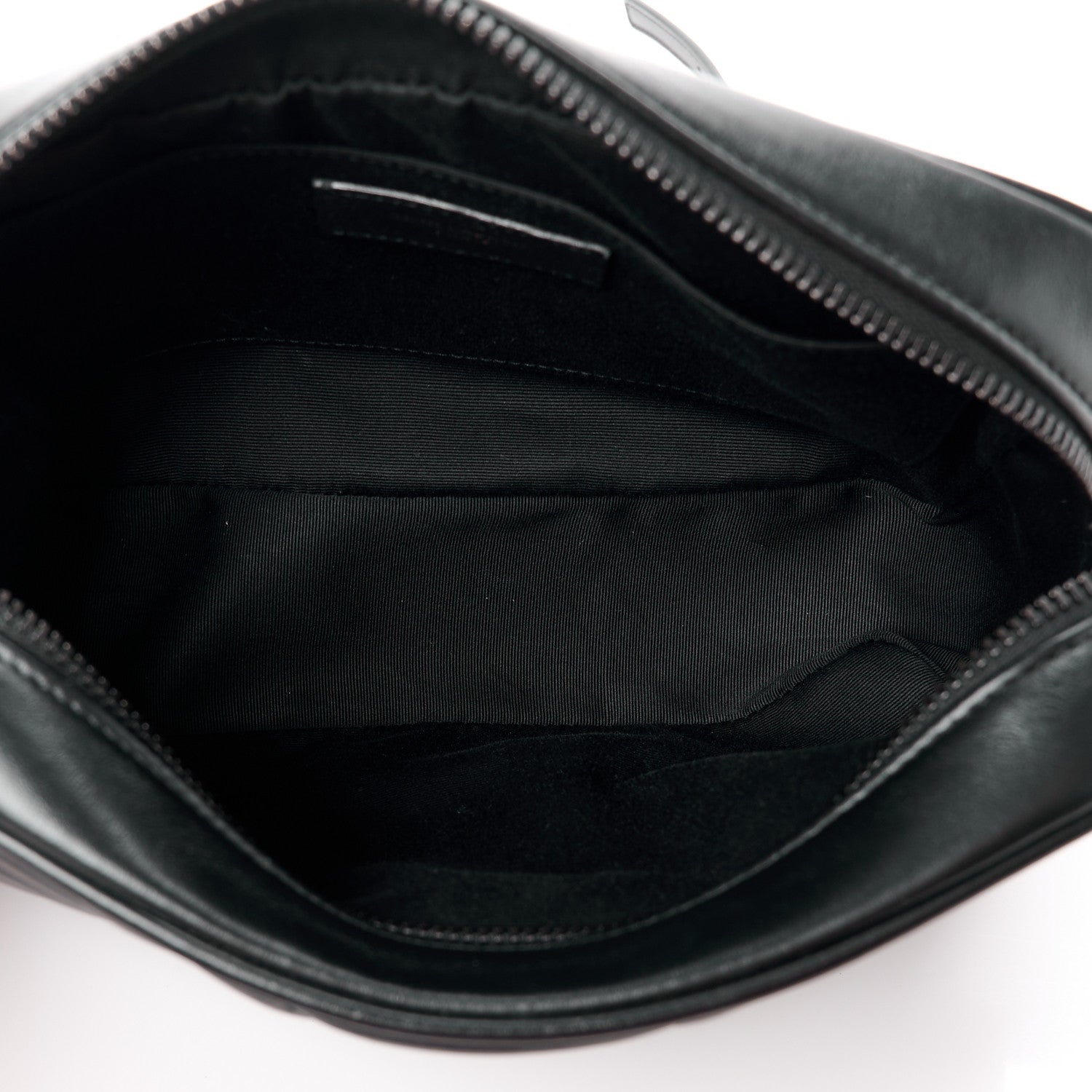 Saint Laurent Calfskin Matelasse Monogram Lou Camera Bag Black 5 of 11