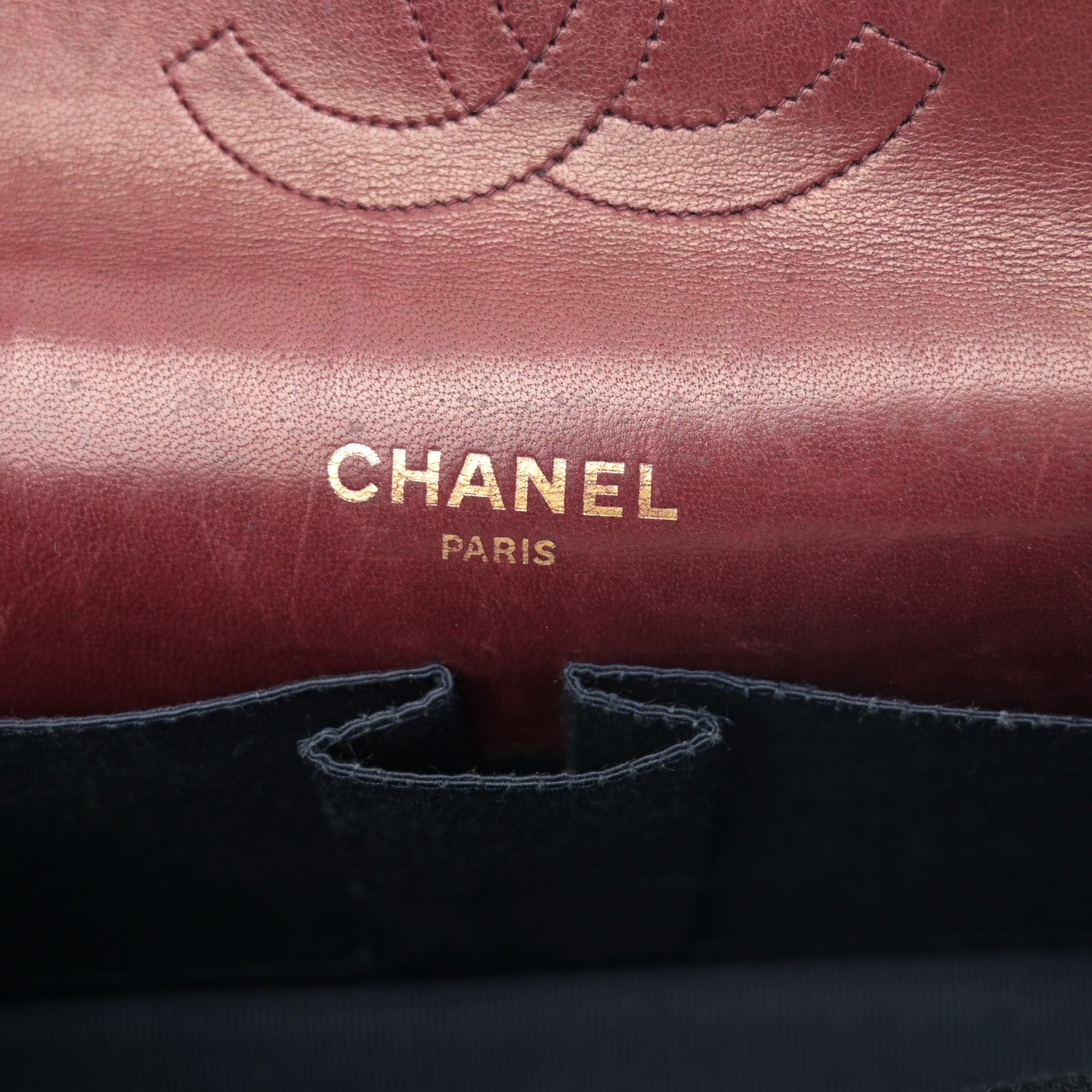 Chanel Lambskin Quilted Medium Double Flap Bijoux Chain Bordeaux 6 of 13