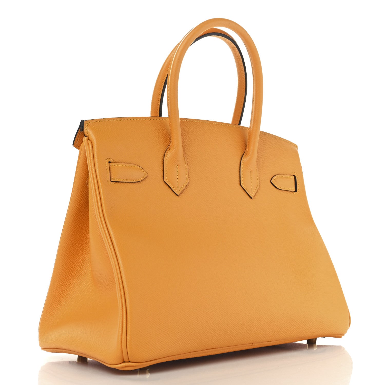 Hermes Epsom Horseshoe Birkin 30 Jaune D'Or 3 of 13