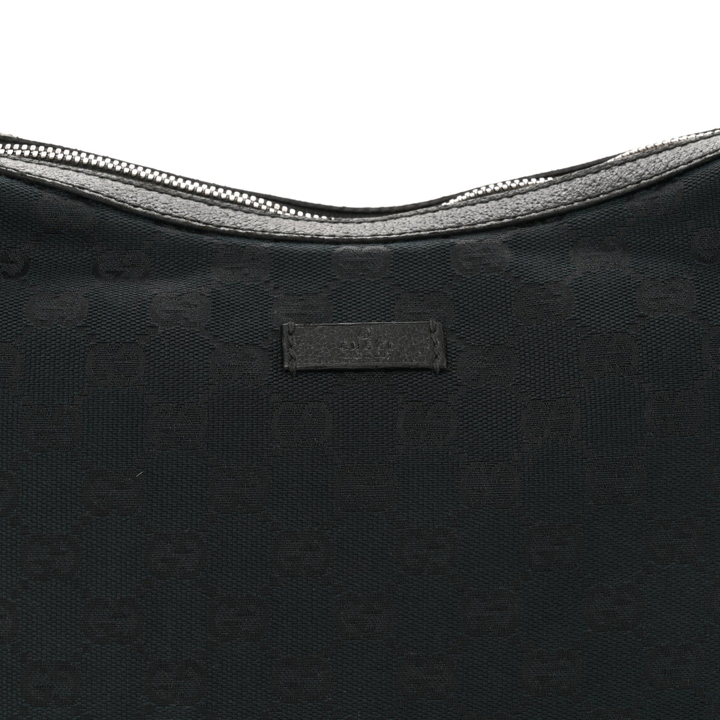 Monogram Medium Half Moon Hobo Black