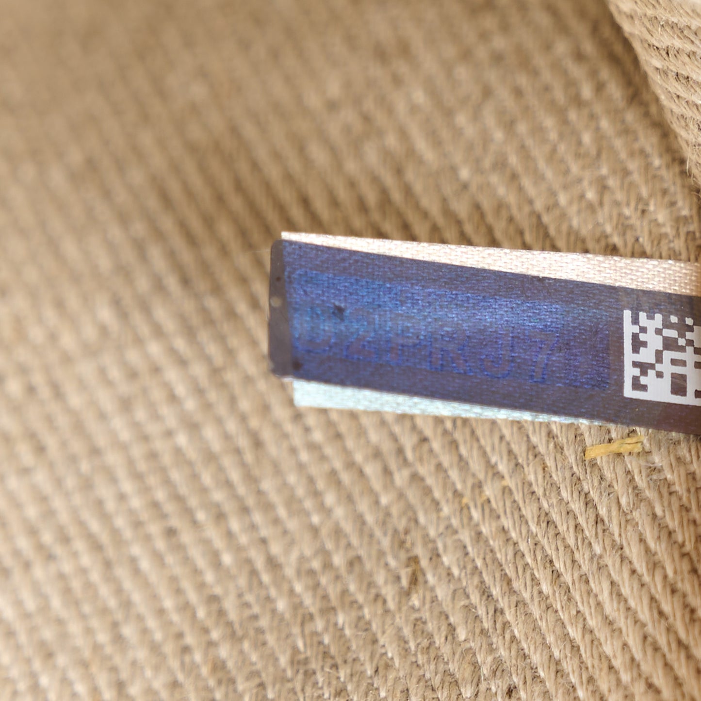 Linen Calfskin Medium Woody Tote Warm Green