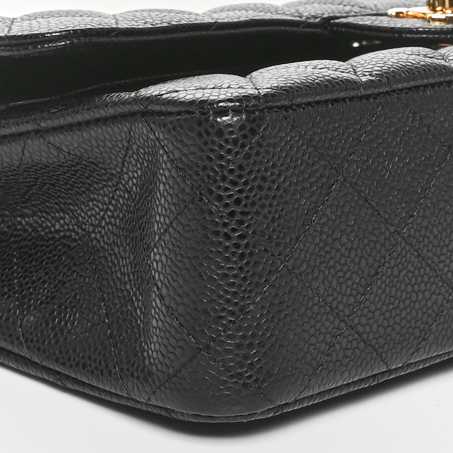 Chanel Caviar Quilted Medium Double Flap Black 9 of 11