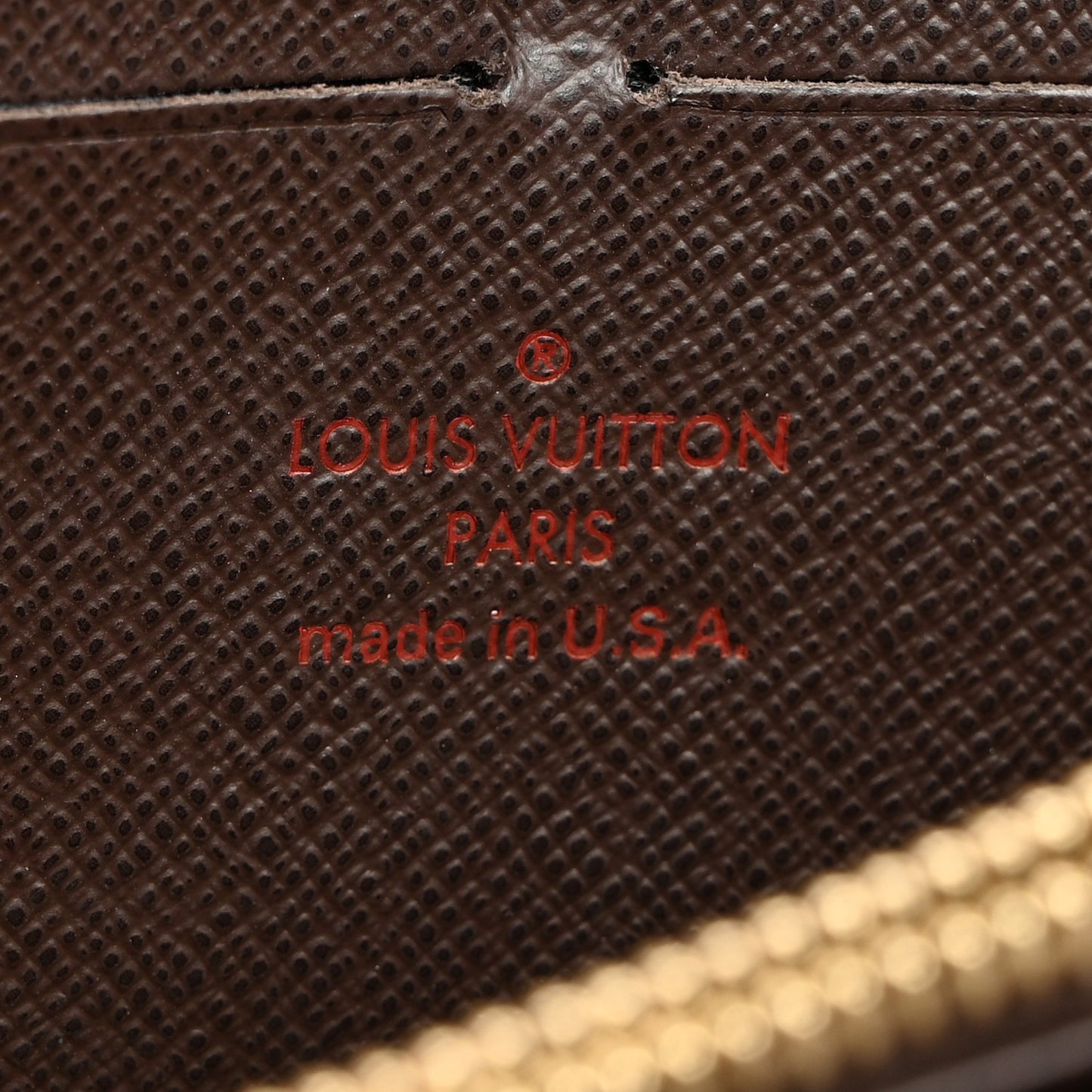 Damier Ebene Zippy Wallet