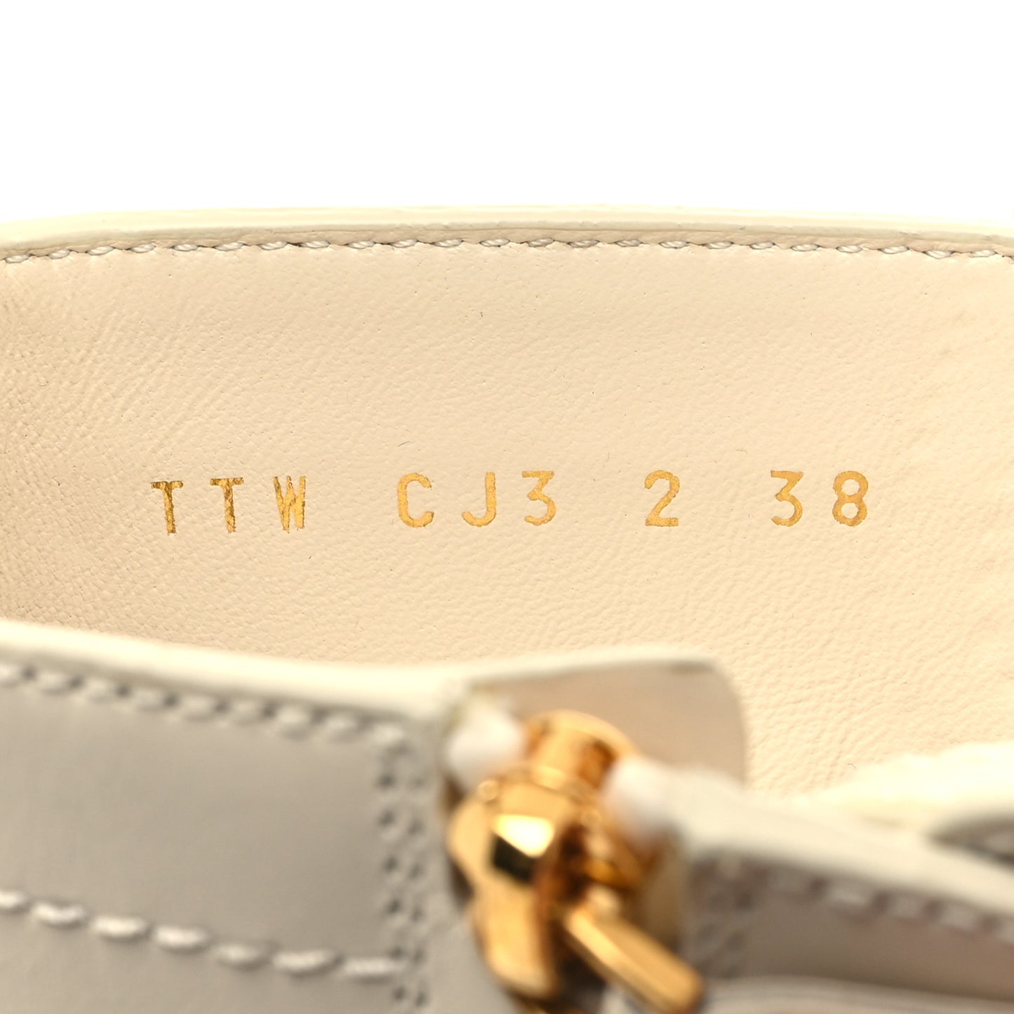 Calfskin Roman Stud Combat Boots 38 Light Ivory