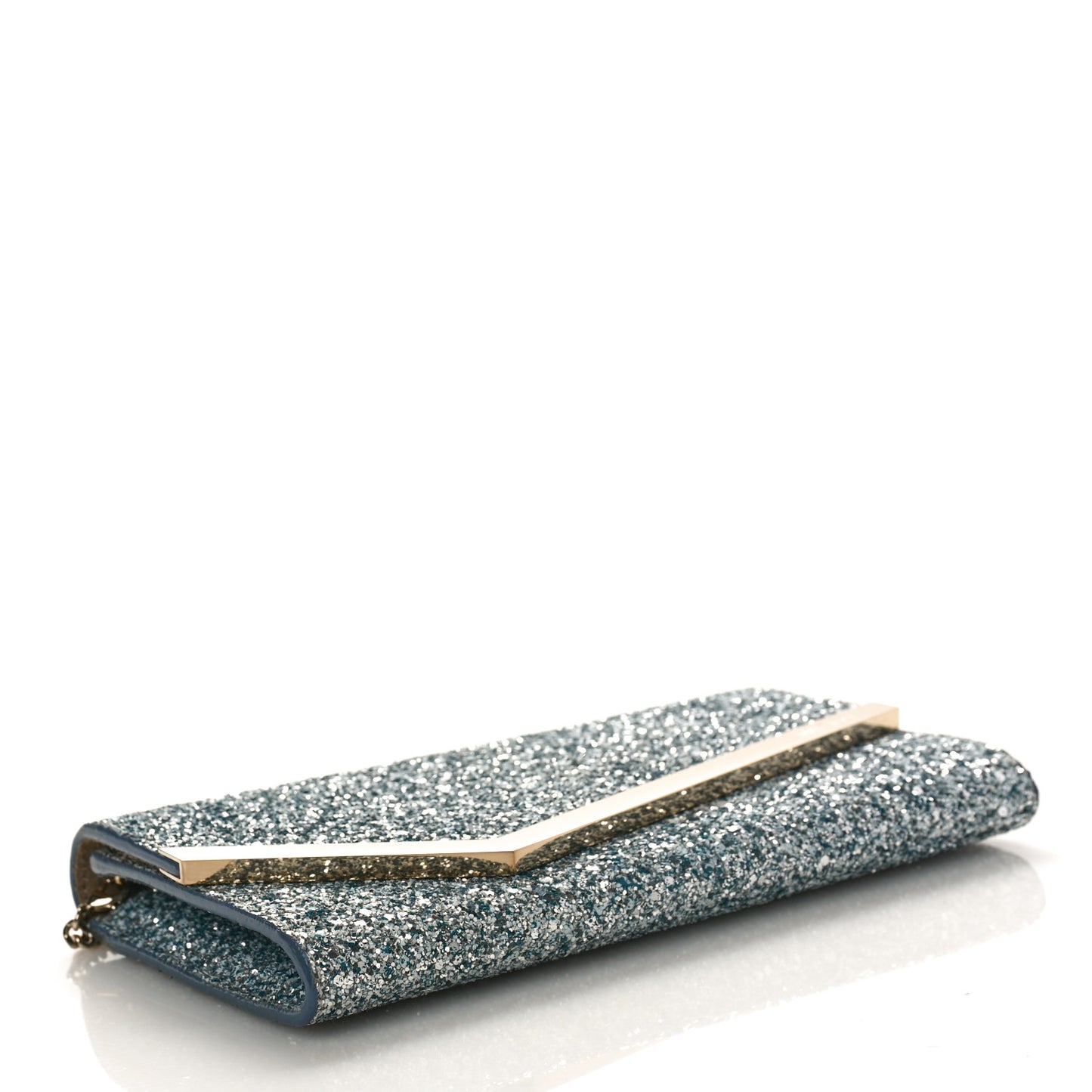 Glitter Emmie Clutch Silver