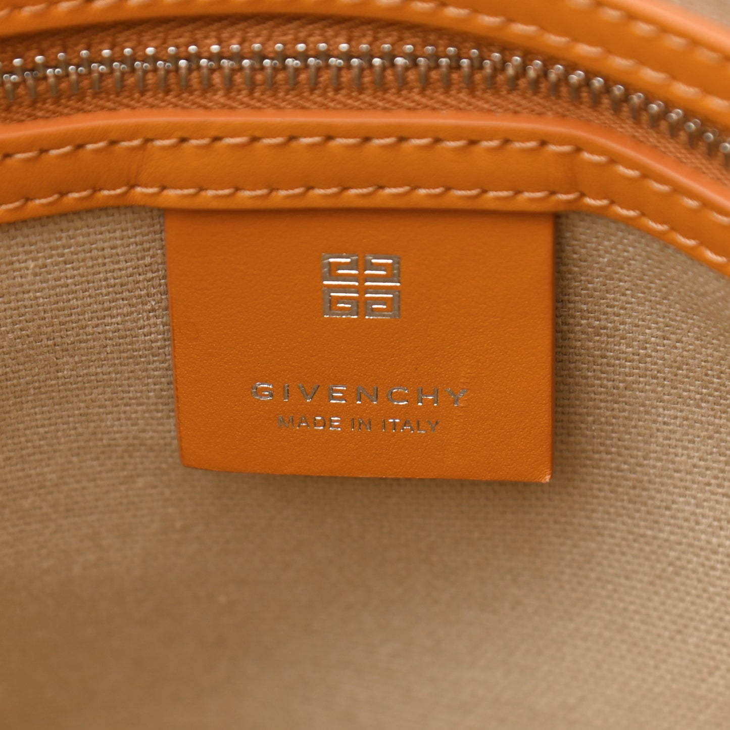 Box Calfskin Small Antigona Sport Top Handle Bag Pumpkin