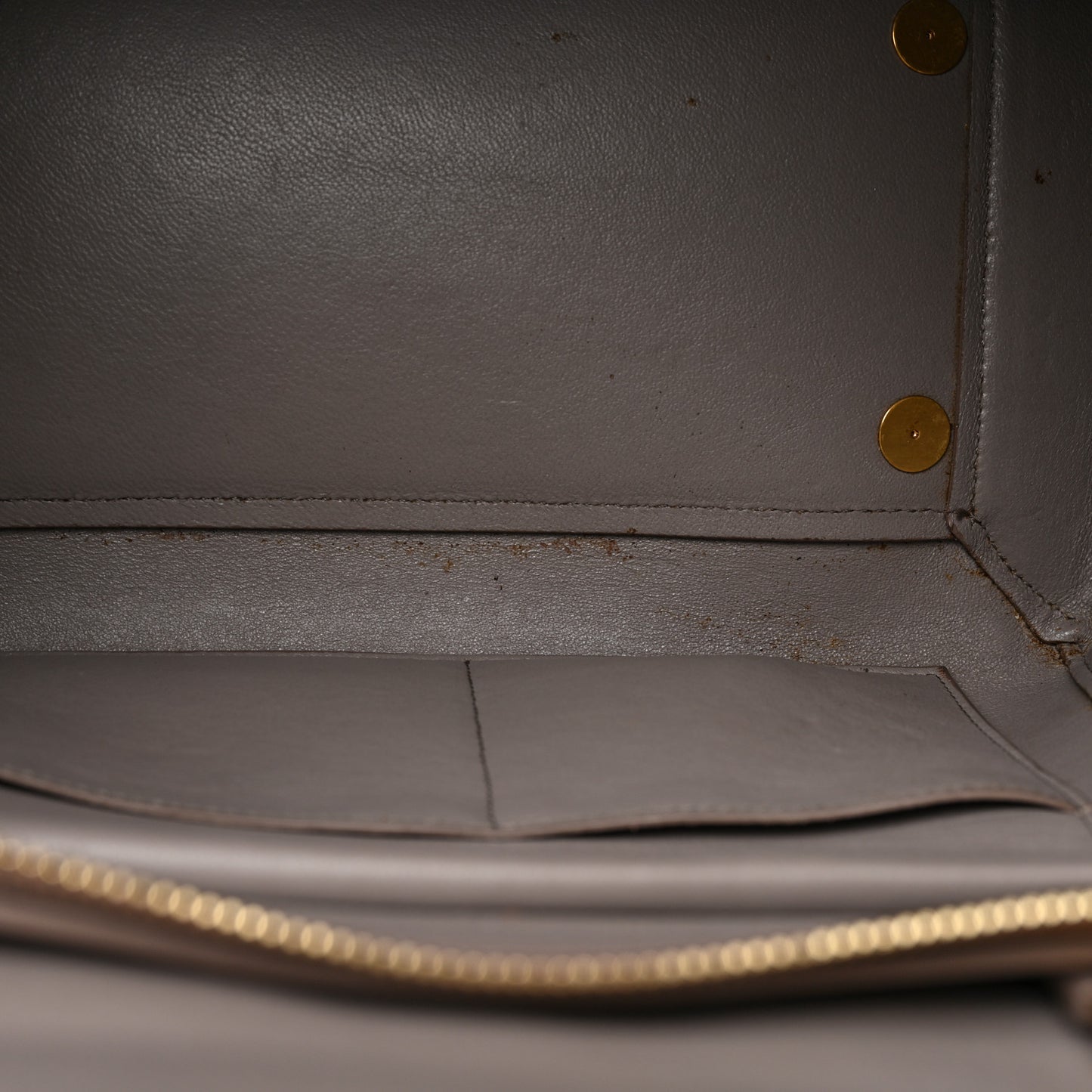 Smooth Calfskin Mini Bi-Color Belt Bag Light Smoke Violet