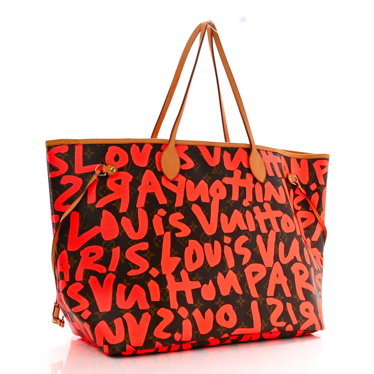 Monogram Graffiti Neverfull GM Orange