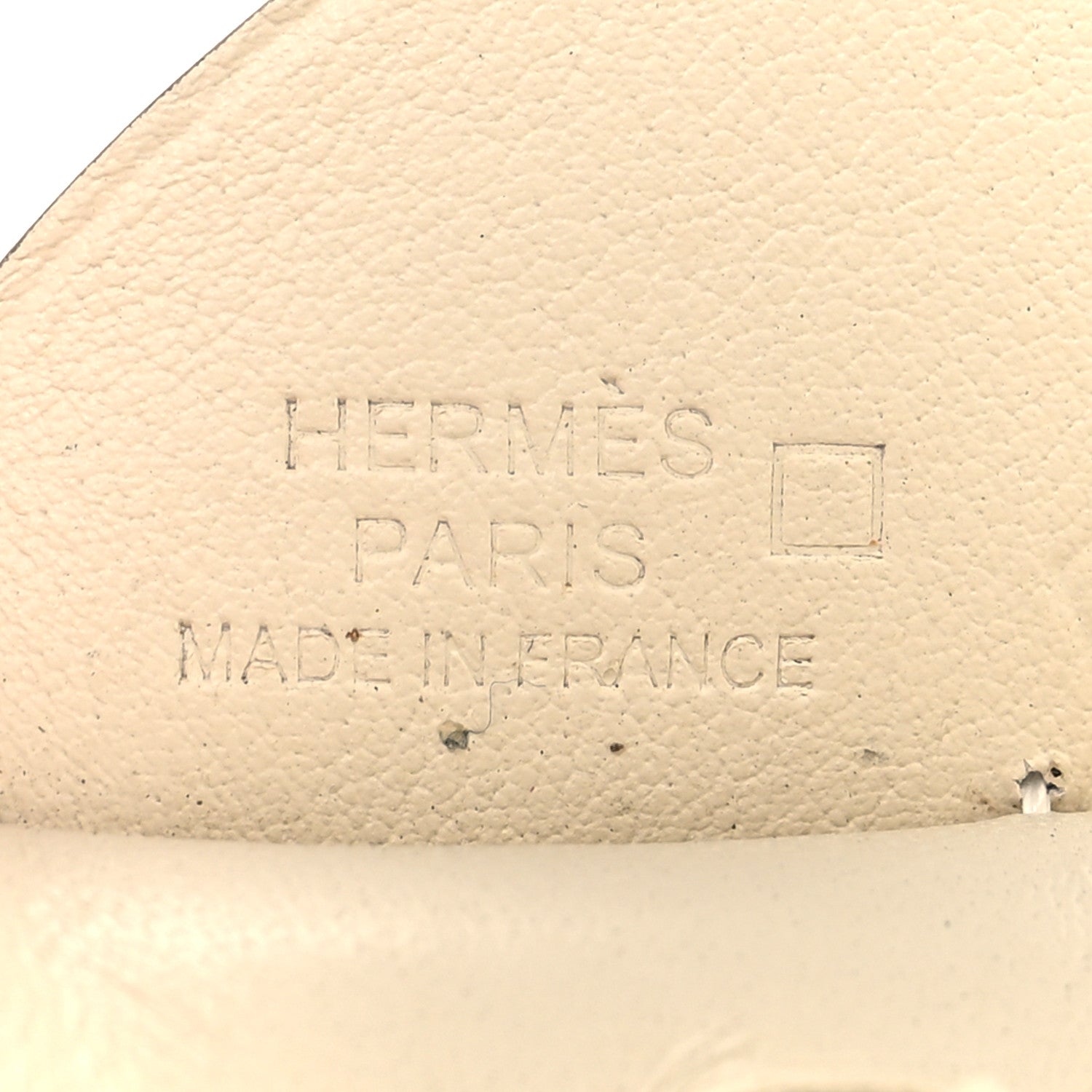 Hermes Milo Lambskin Matte Alligator Touch Grigri Rodeo Pegase Horse Bag Charm PM Craie Nata Beton 3 of 5